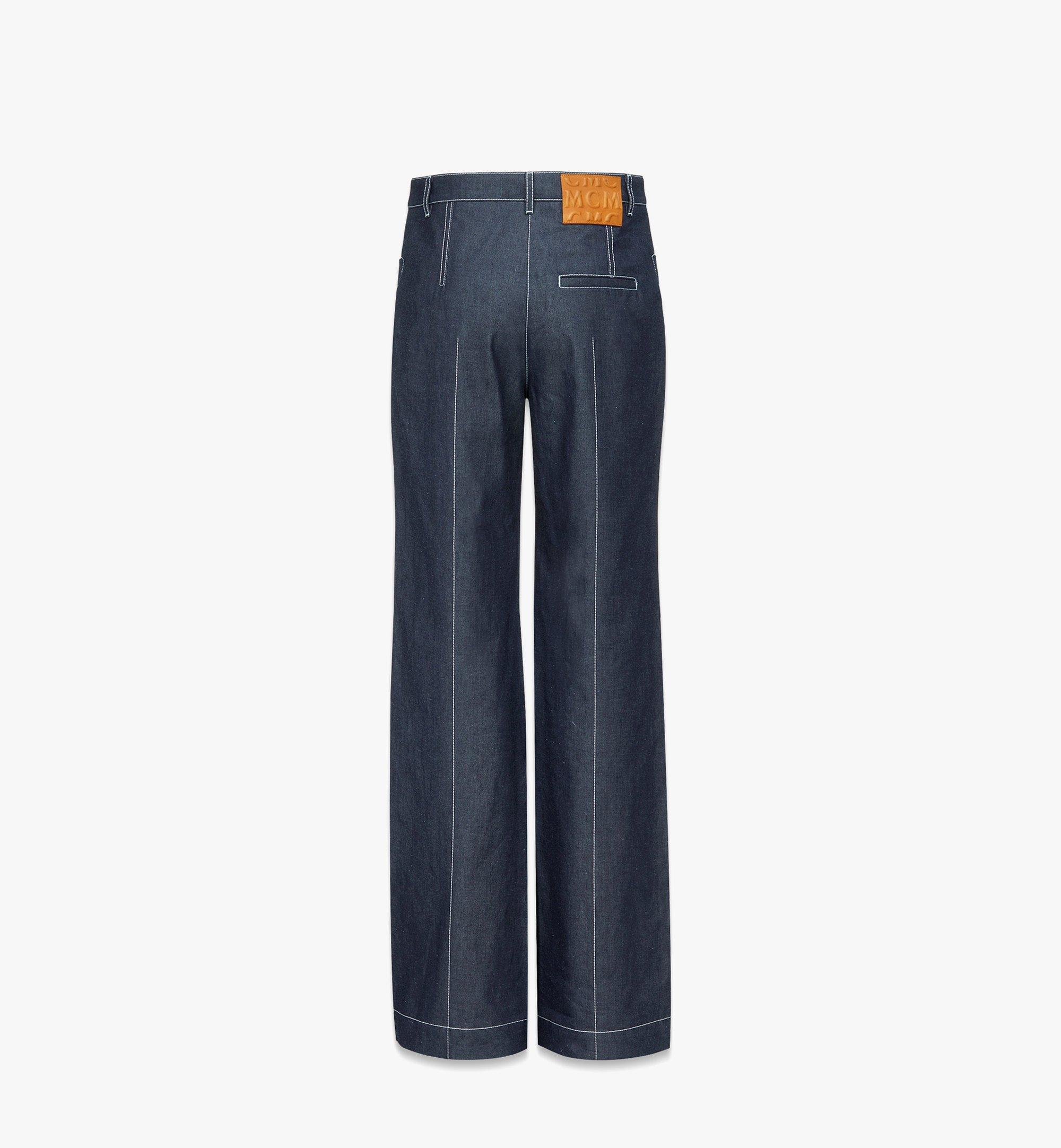 MCM フレア デニム パンツ Blue MFPDAMM03LI0XS ほかの角度から見る 1