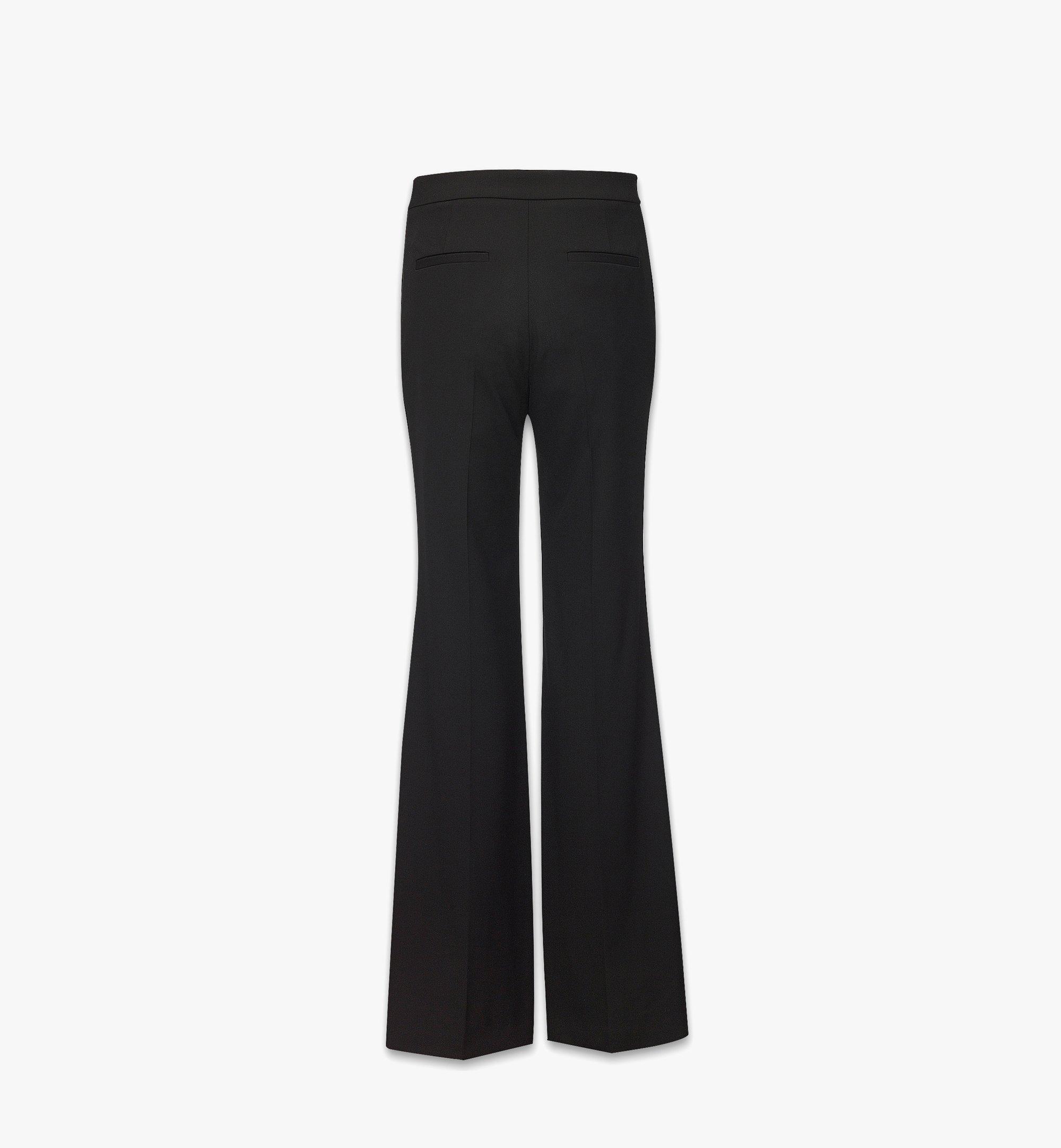 MCM Mode Travia Pants in Wool Twill Black MFPDAMM07BK00S Alternate View 1