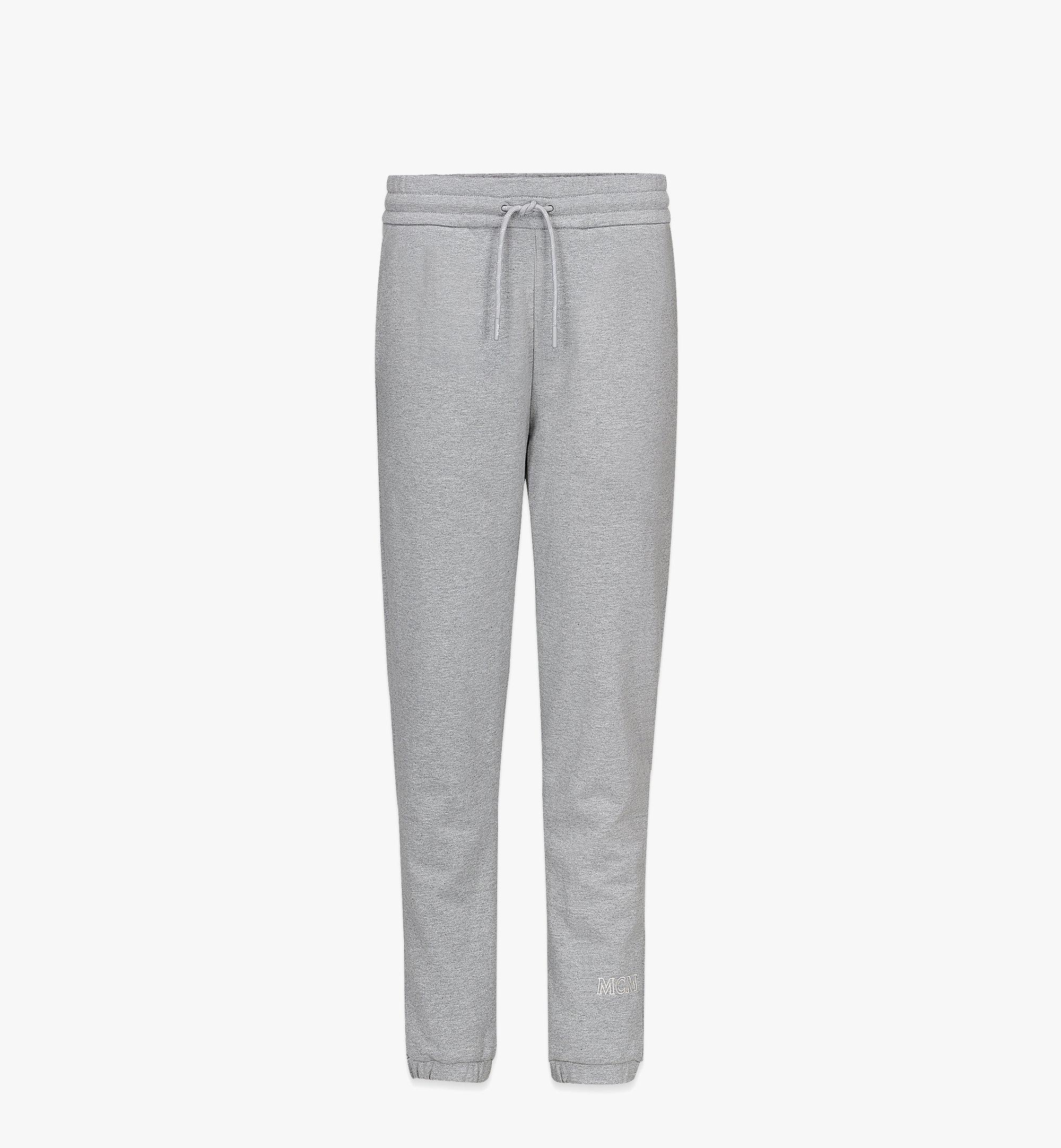 MCM MCM Essentials ウィメンズ ロゴ トラック パンツ - オーガニックコットン Grey MFPDSBC02EH00S ほかの角度から見る 1