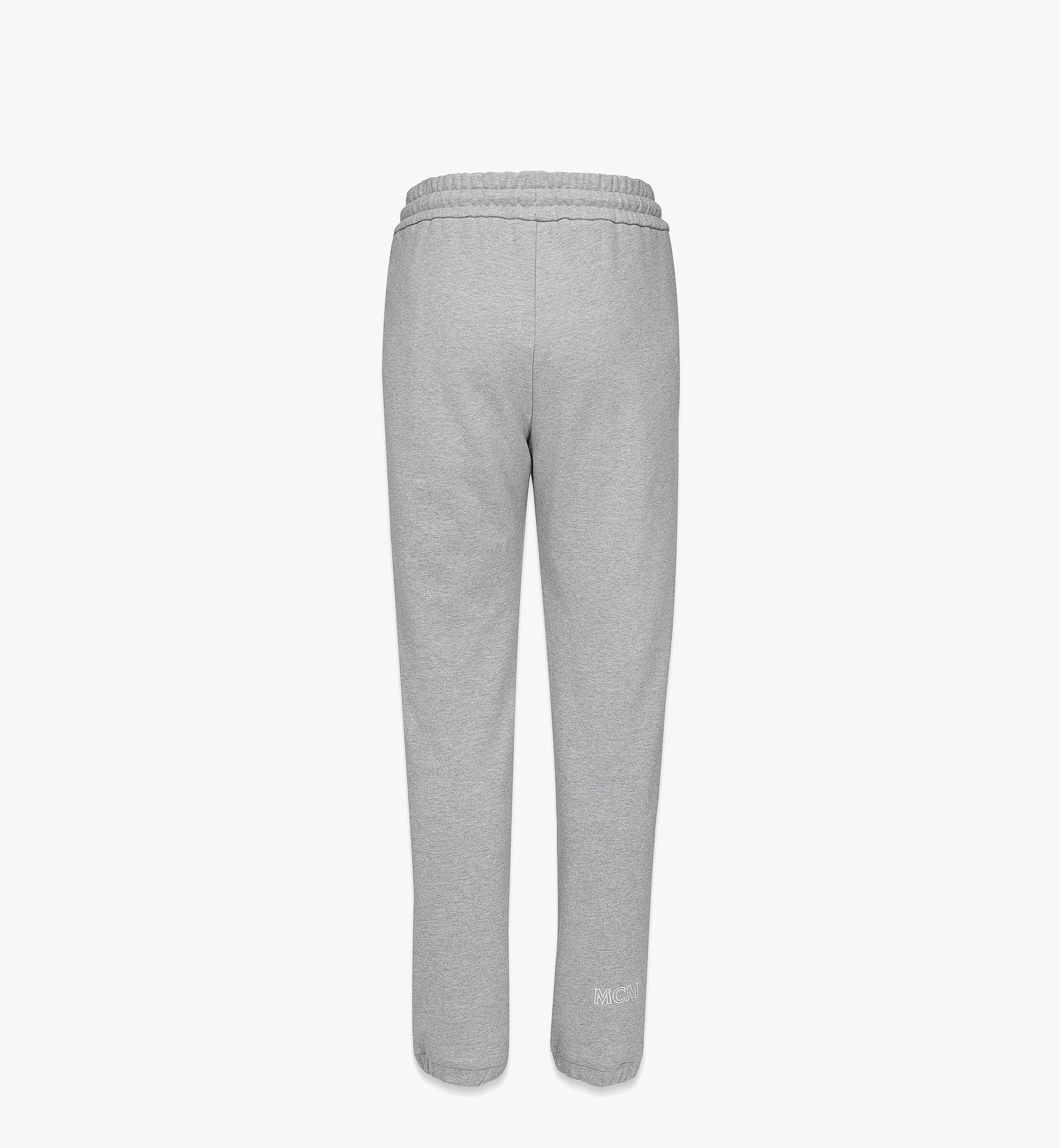 MCM MCM Essentials ウィメンズ ロゴ トラック パンツ - オーガニックコットン Grey MFPDSBC02EH00S ほかの角度から見る 1