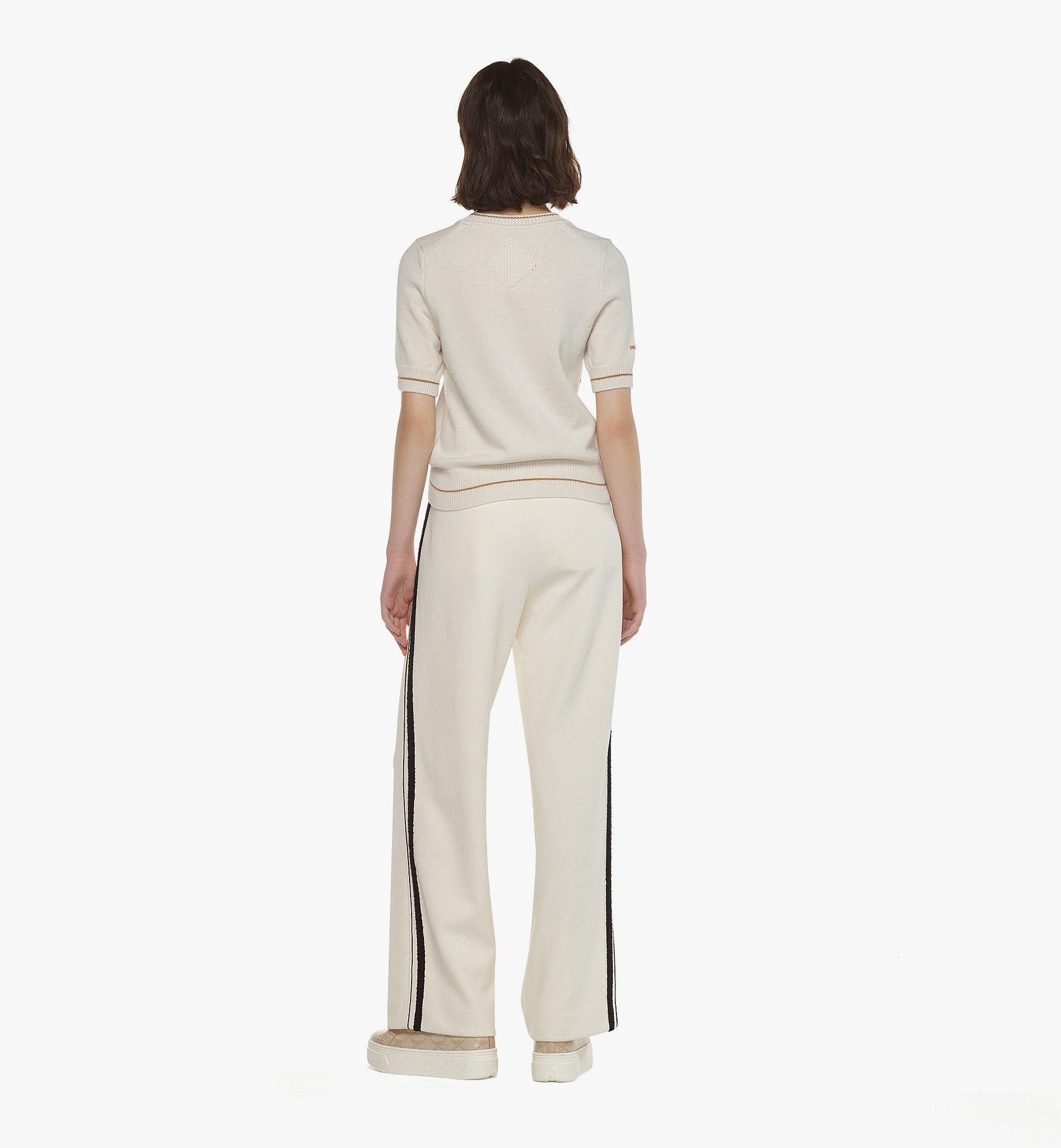 38 IT Bouclé Tailored Pants White | MCM ®US