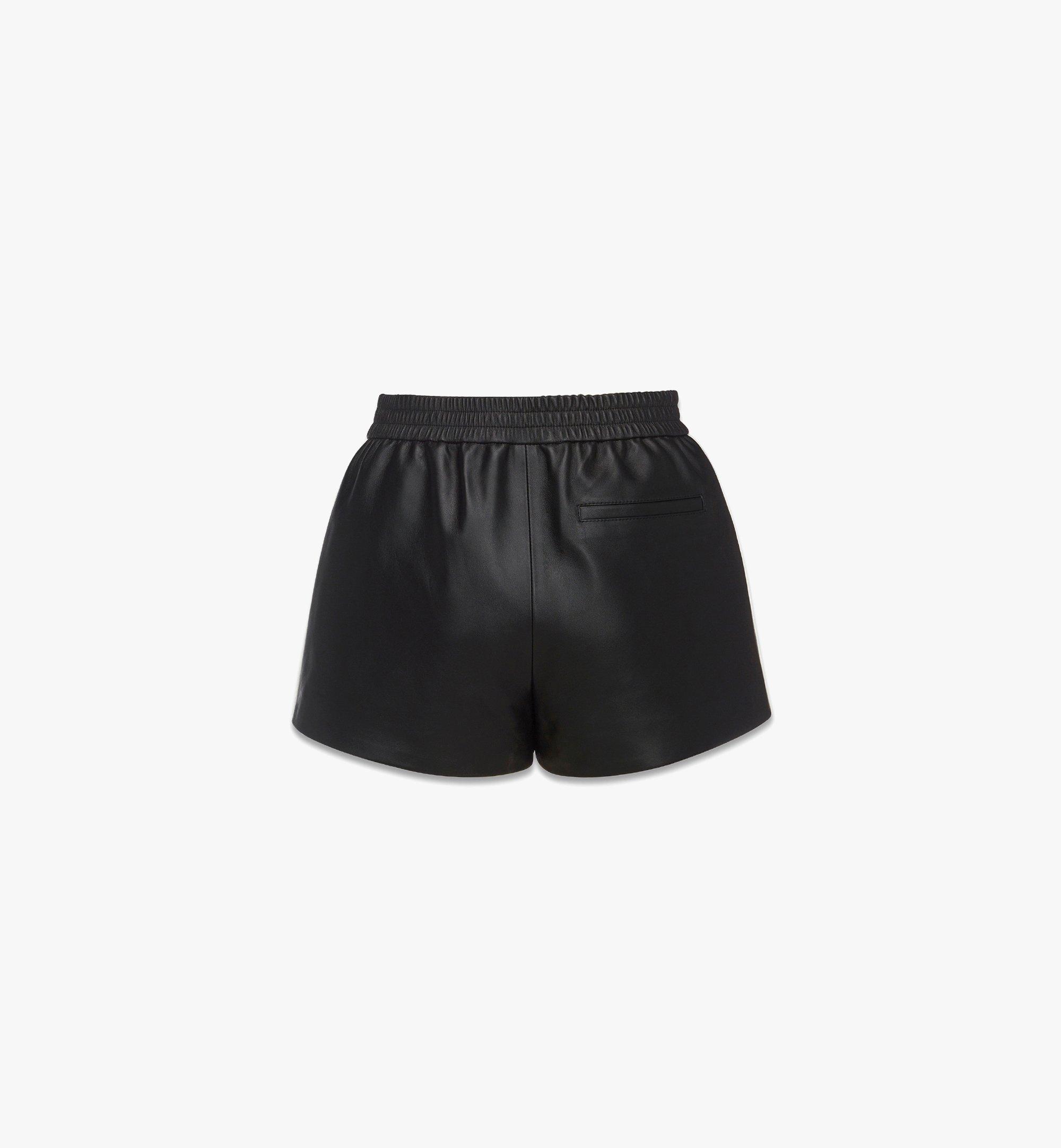 40 IT Lambskin Shorts Black | MCM ®US