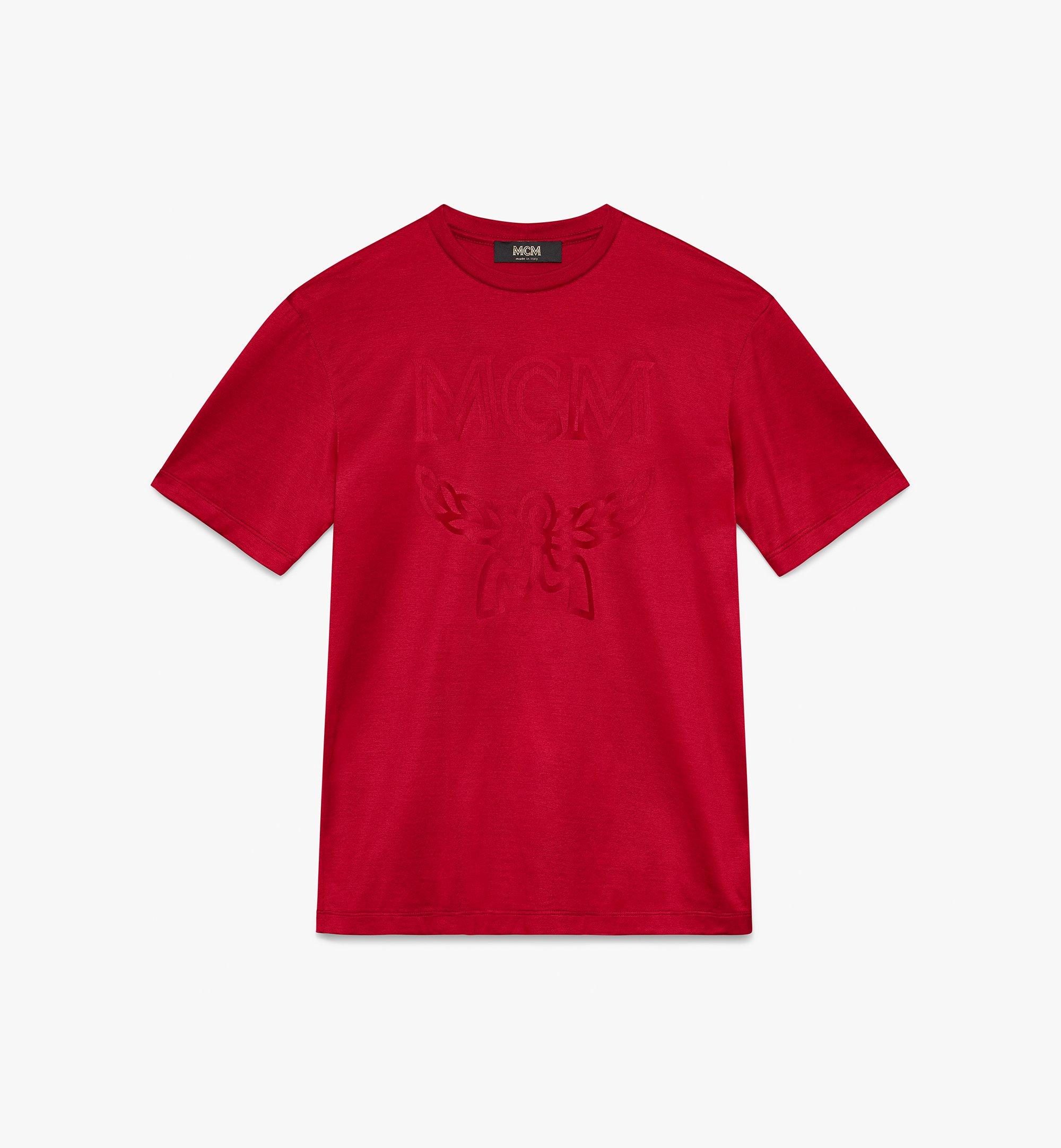 red mcm shirt