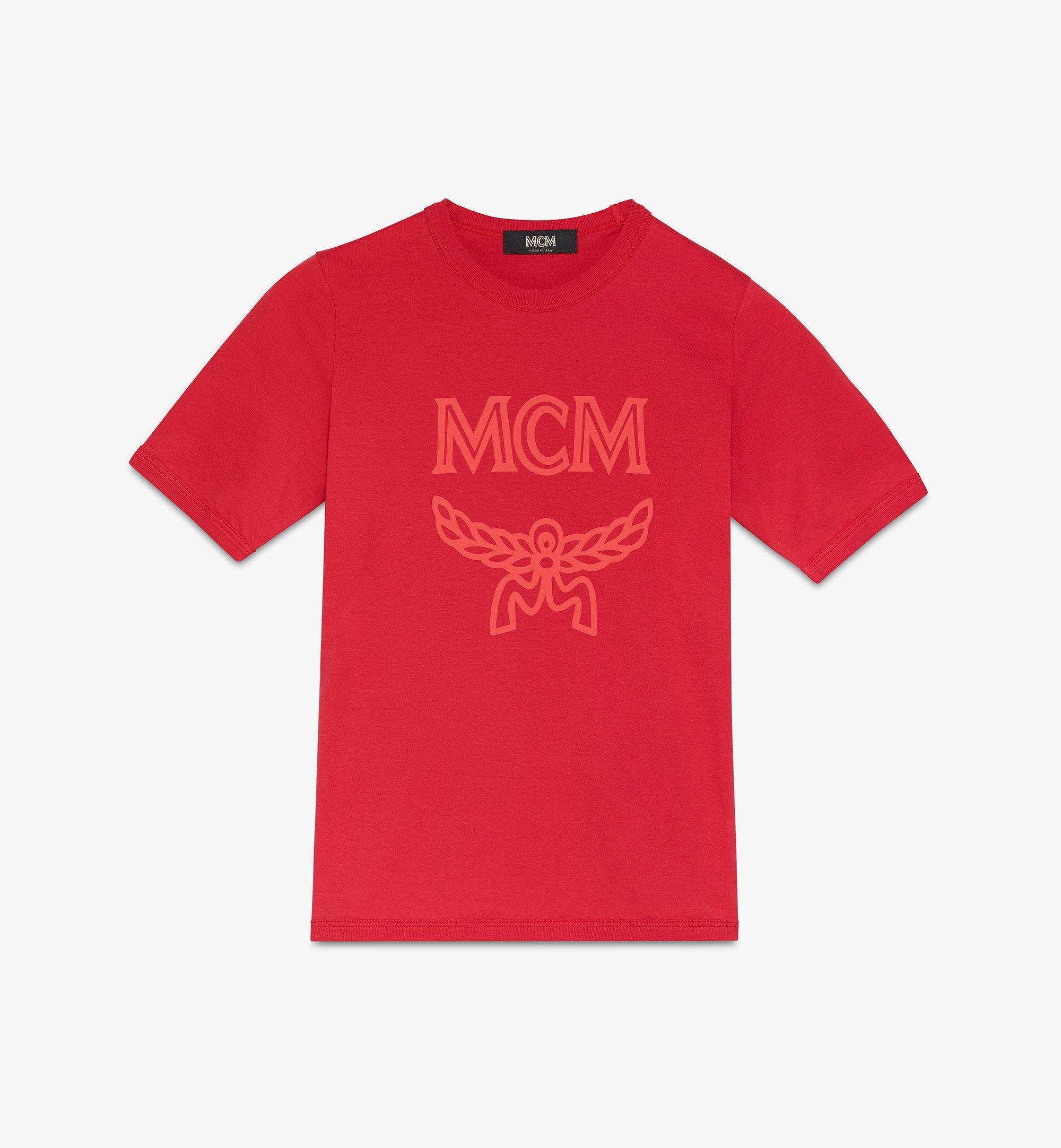 red mcm shirt