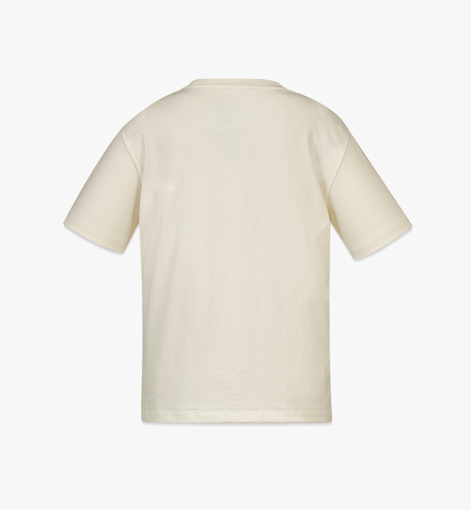 MCM Women’s MCM Logo T-Shirt White MFTBAMM01WI0XL ほかの角度から見る 1