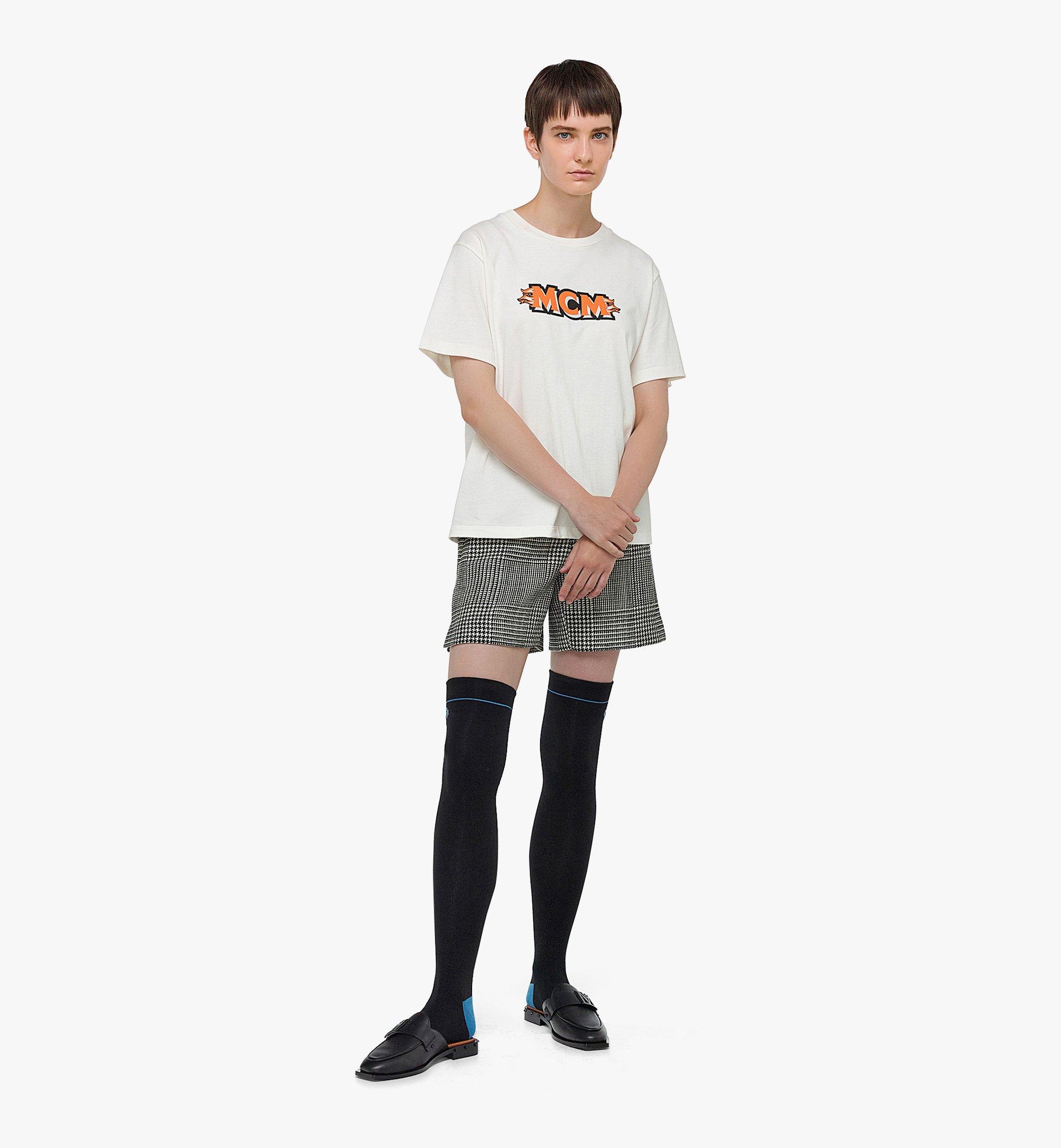 MCM 女士MCM Logo T恤 White MFTBAMM01WI0XS 更多视角 3