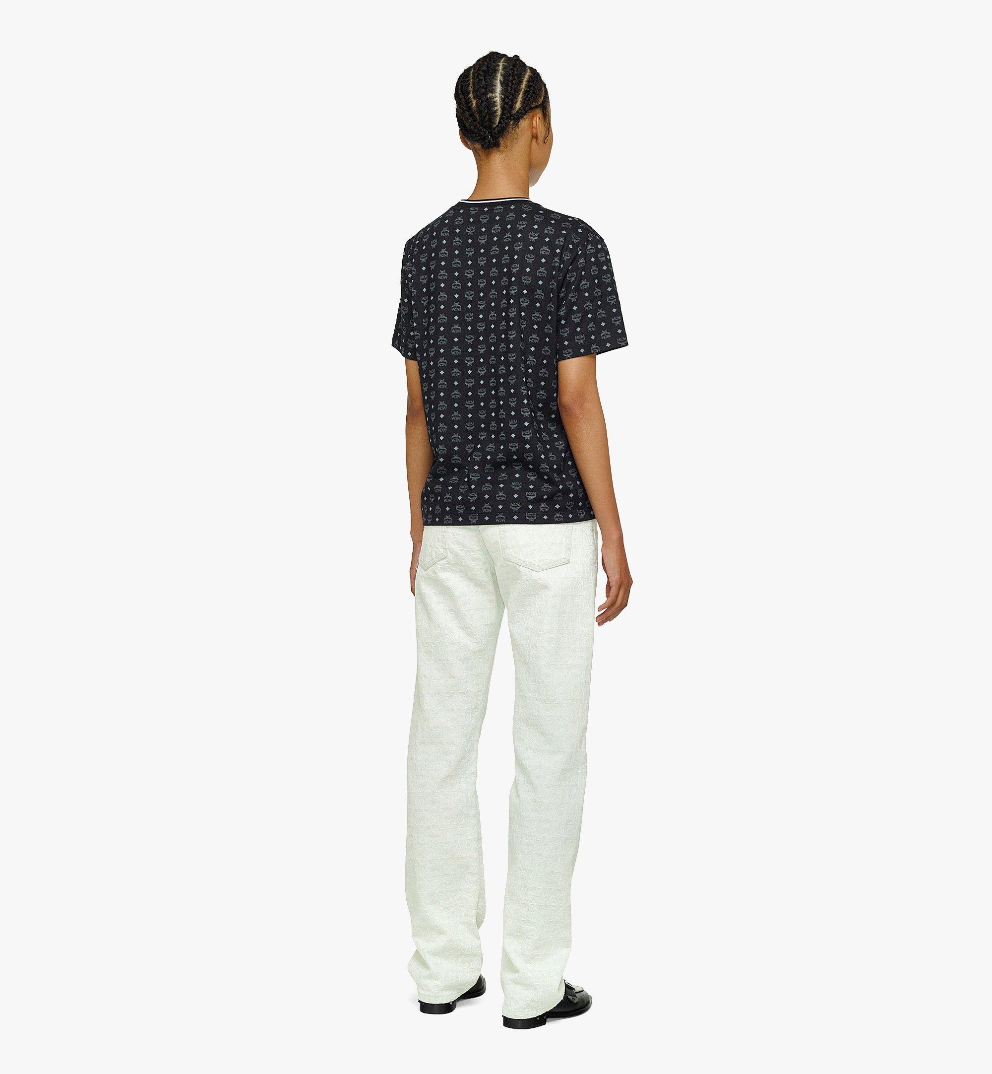 MCM Women’s Visetos Print T-Shirt Black MFTBAMM03BK00M 更多視圖 2