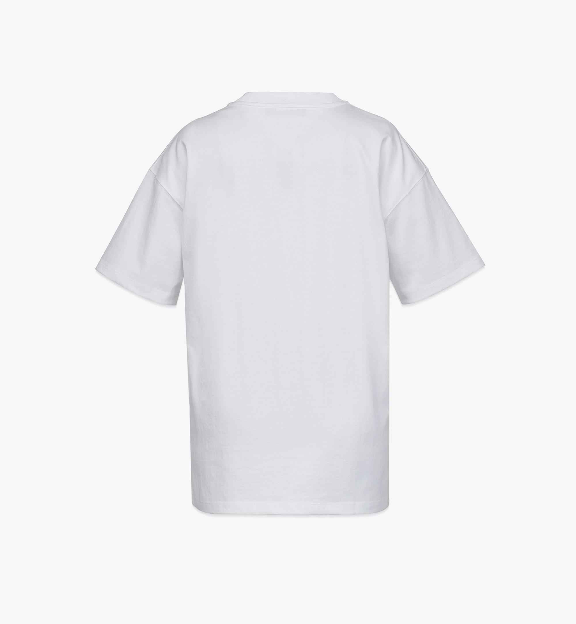 MCM Women’s MCM Collection T-Shirt in Organic Cotton White MFTCSMM01WO0XL Alternate View 1