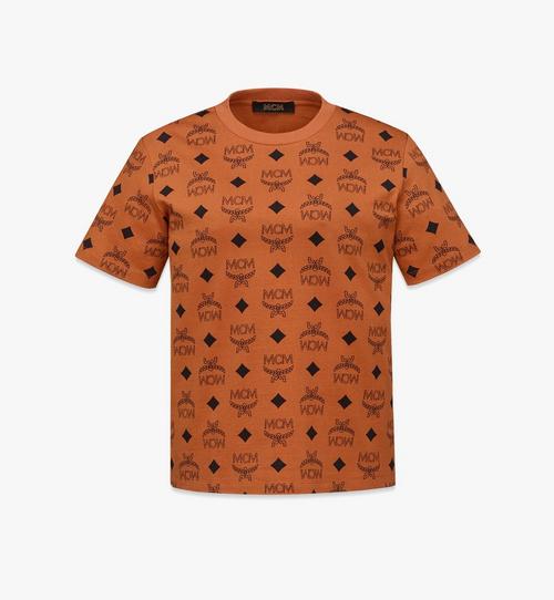 오가닉 코튼 소재의 맥시 모노그램 프린트 티셔츠