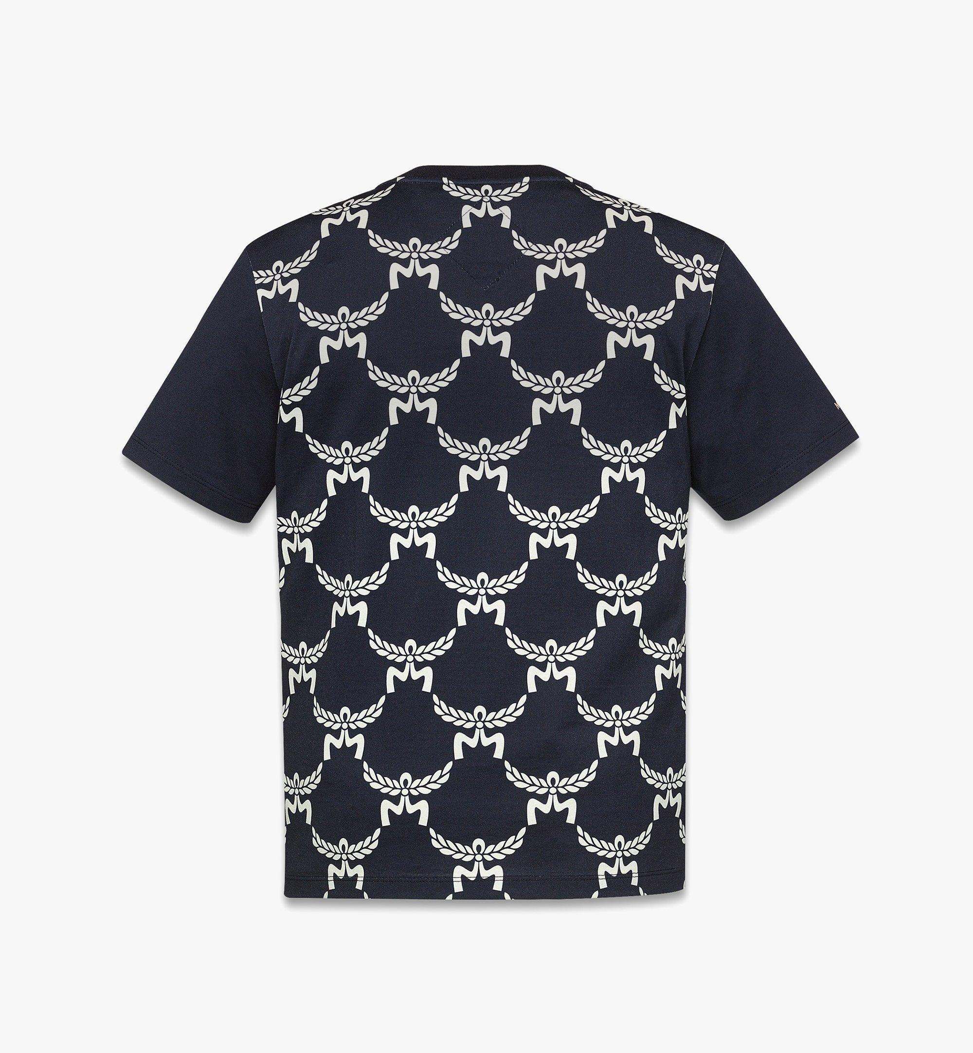 MCM ローレトス モノグラム Tシャツ - オーガニックコットン Blue MFTEAMM02VC0XL ほかの角度から見る 1