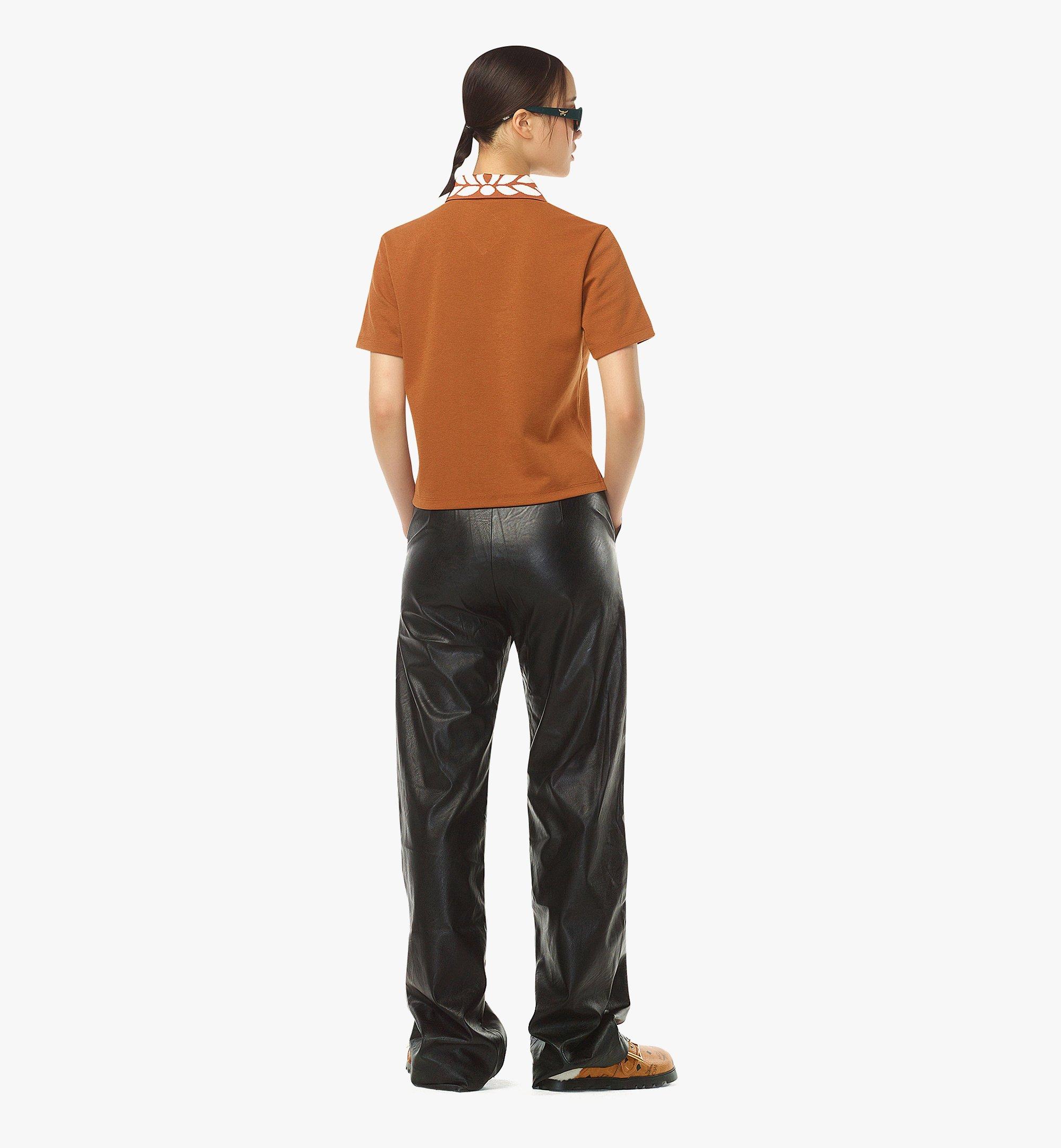 MCM Laurel Piqué Polo Cognac MFTEAMM03CO00L Alternate View 3
