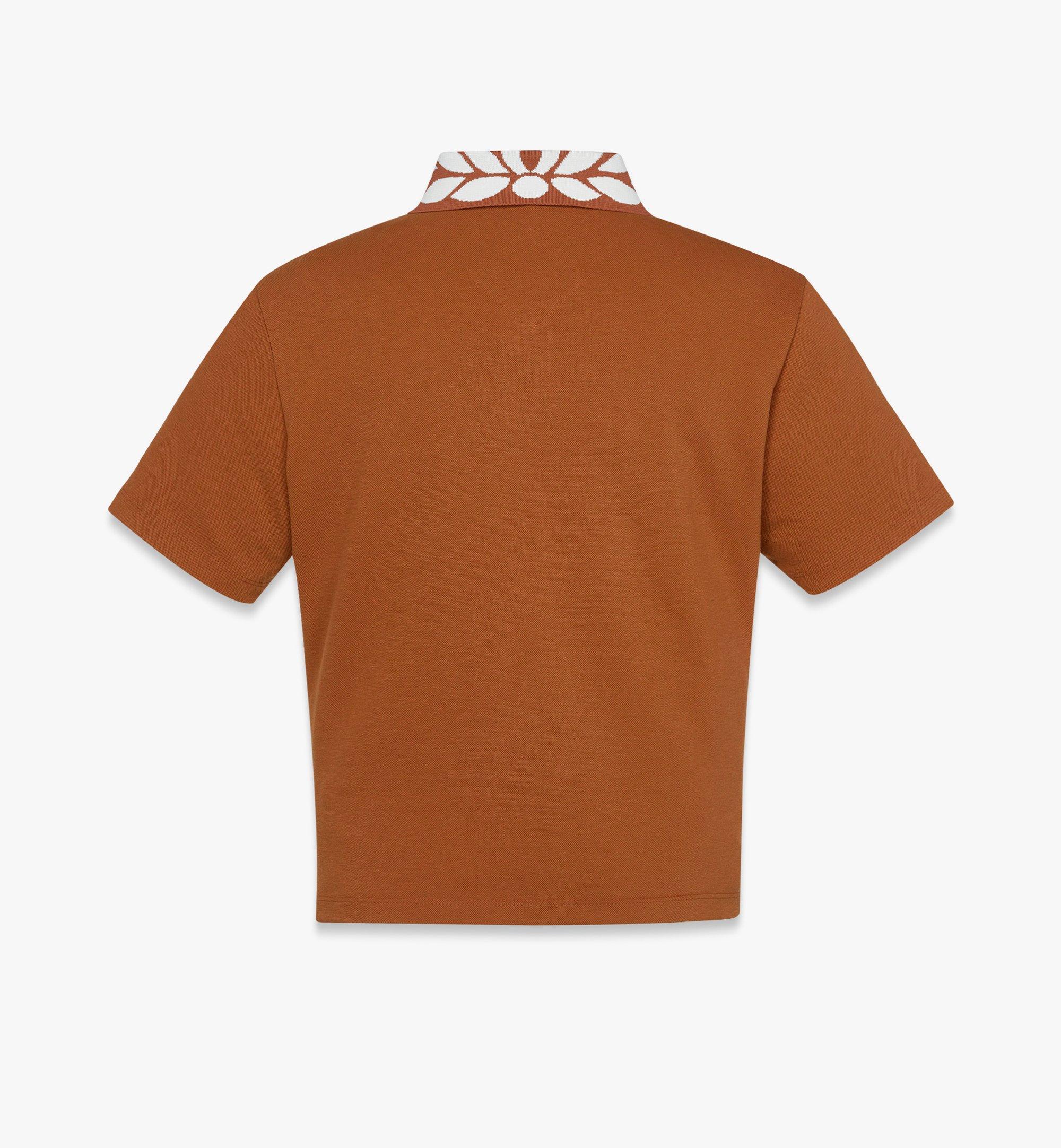 MCM Laurel Piqué Polo Cognac MFTEAMM03CO00M Alternate View 1
