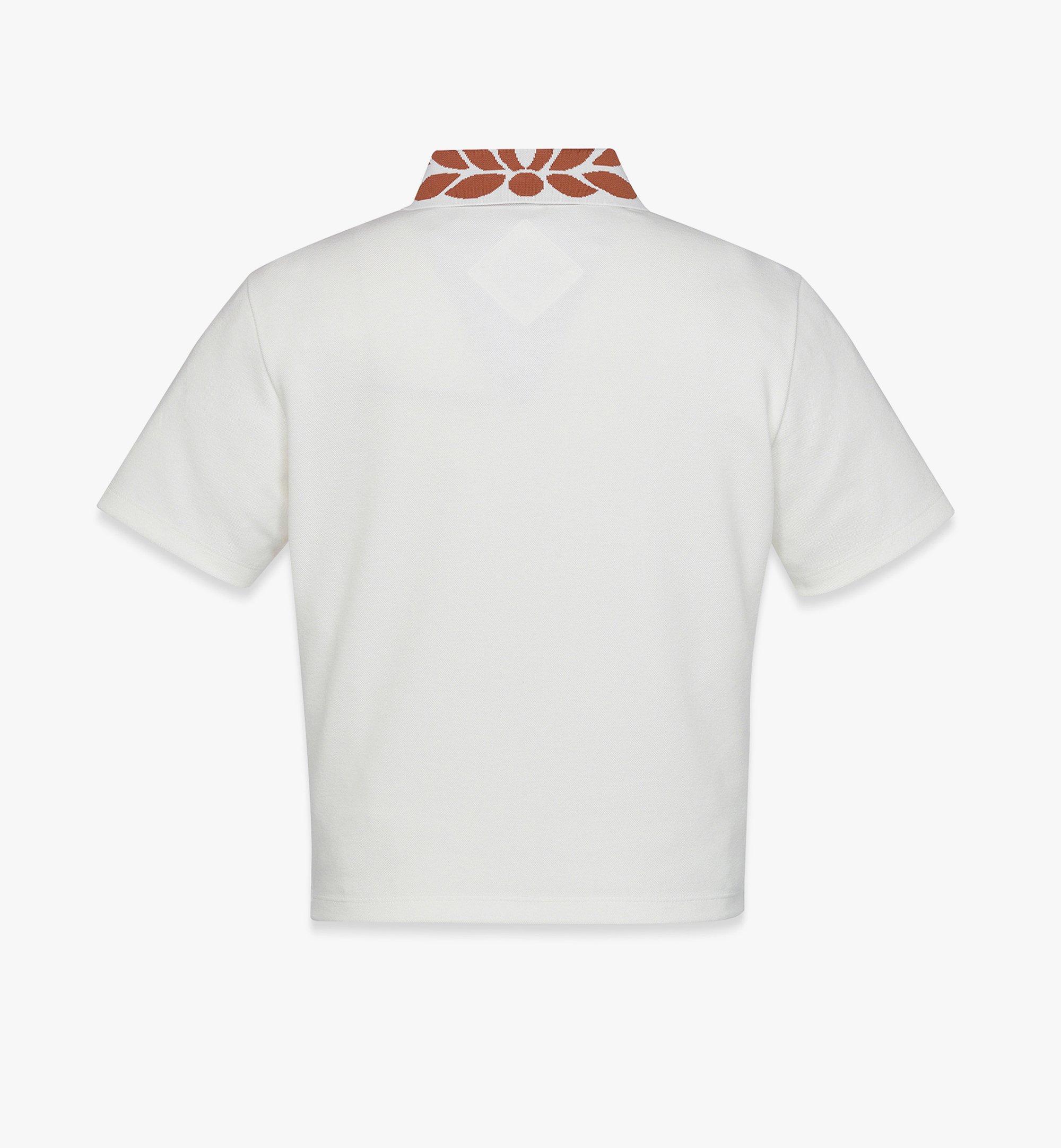 MCM Polo en piqué à laurier White MFTEAMM03WO00S Plus de photos 1