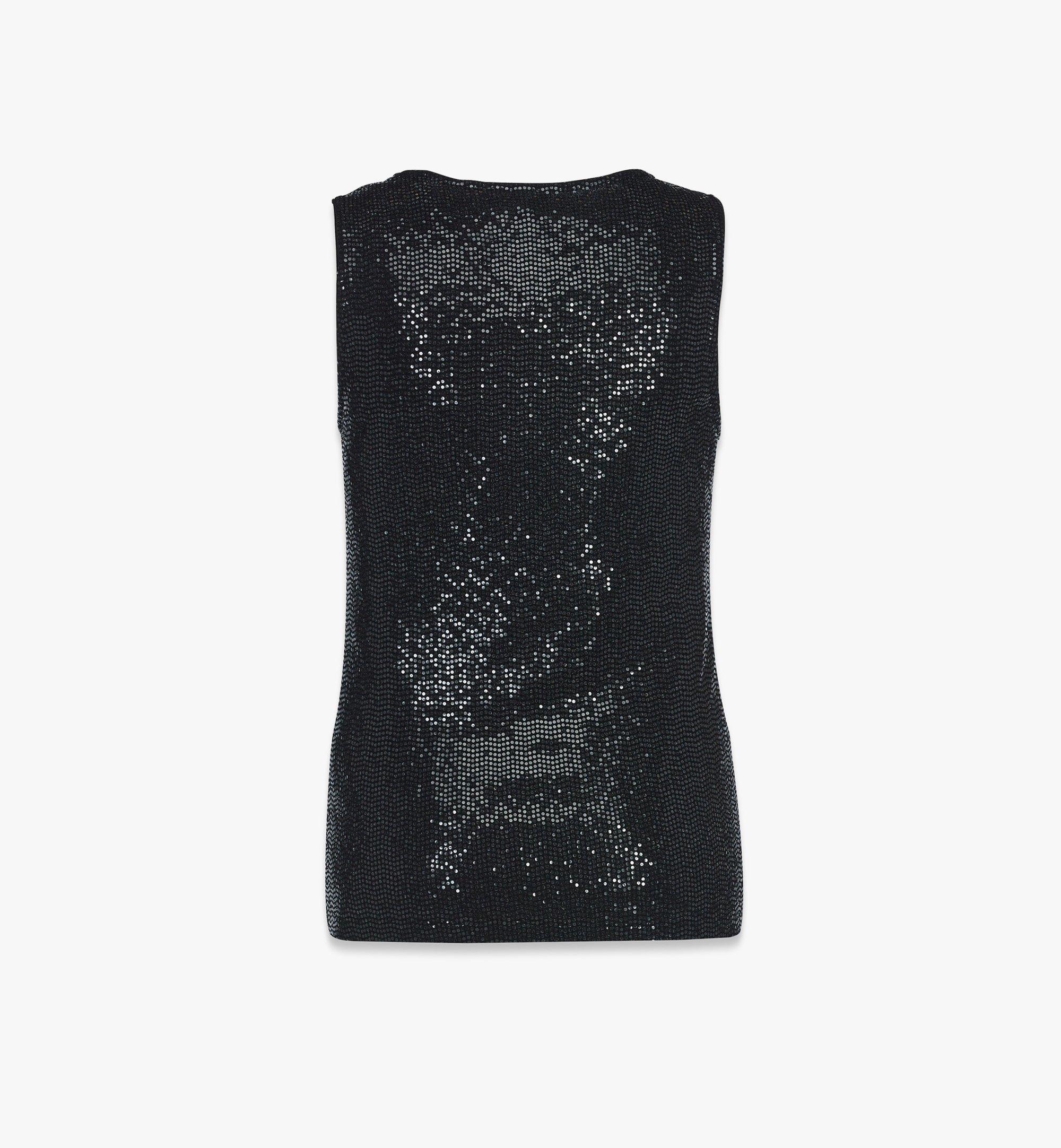 MCM Sequin Tank Top Black MFTEAMM05BK00M Alternate View 1
