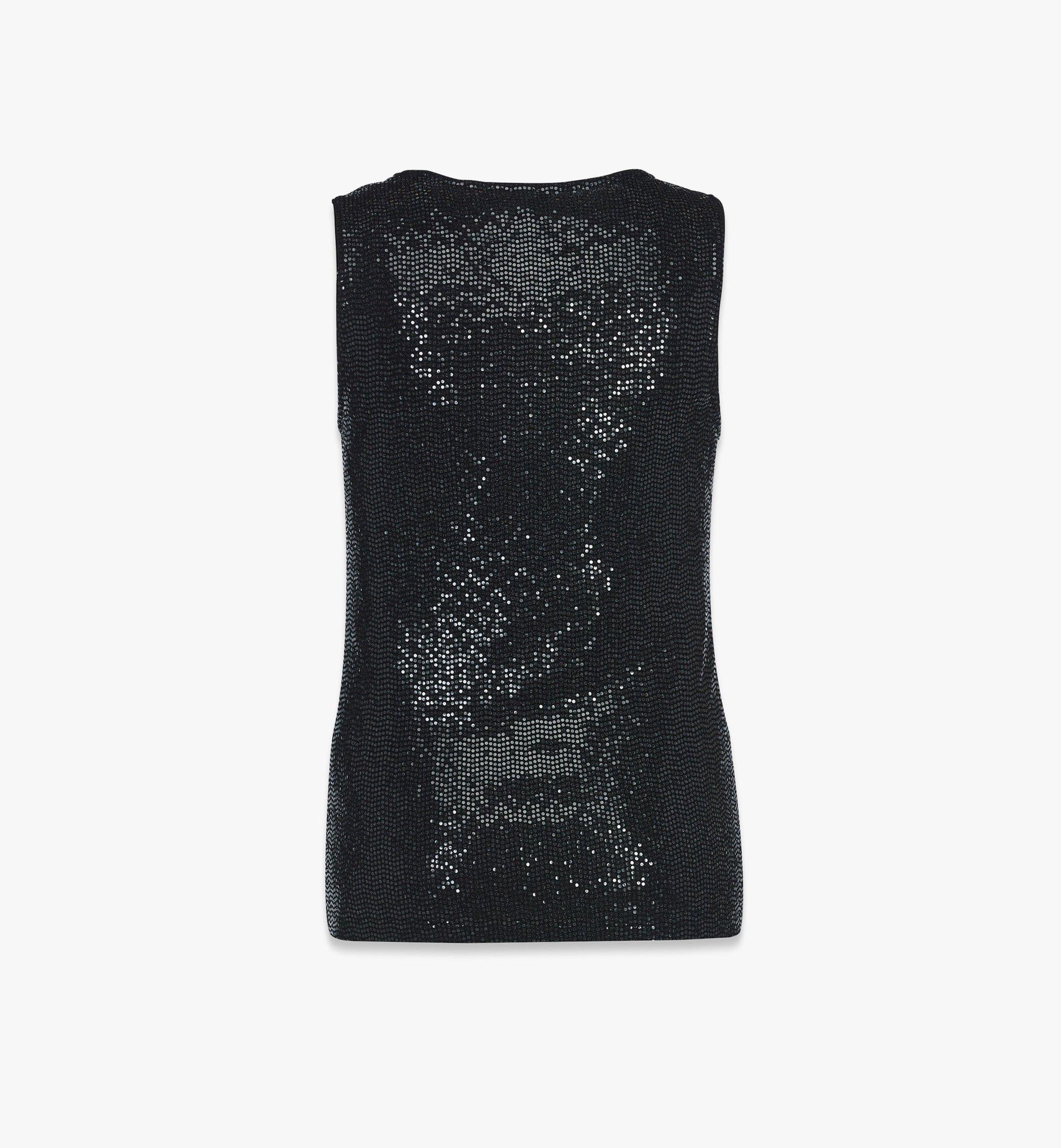 MCM Sequin Tank Top Black MFTEAMM05BK0XS Alternate View 1