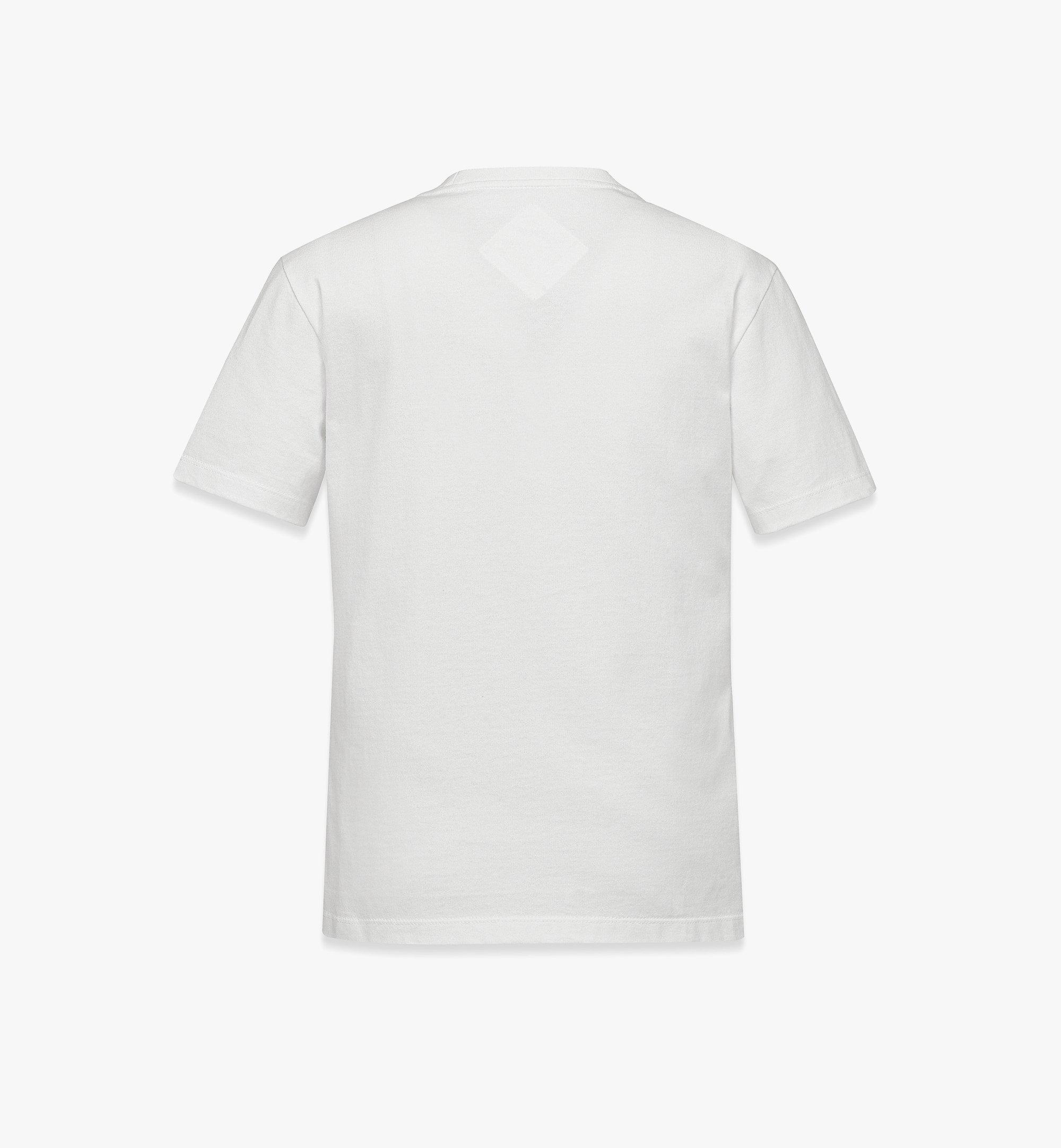MCM T-shirt à logo imprimé en coton biologique White MFTFSBC01WT0XL Plus de photos 1