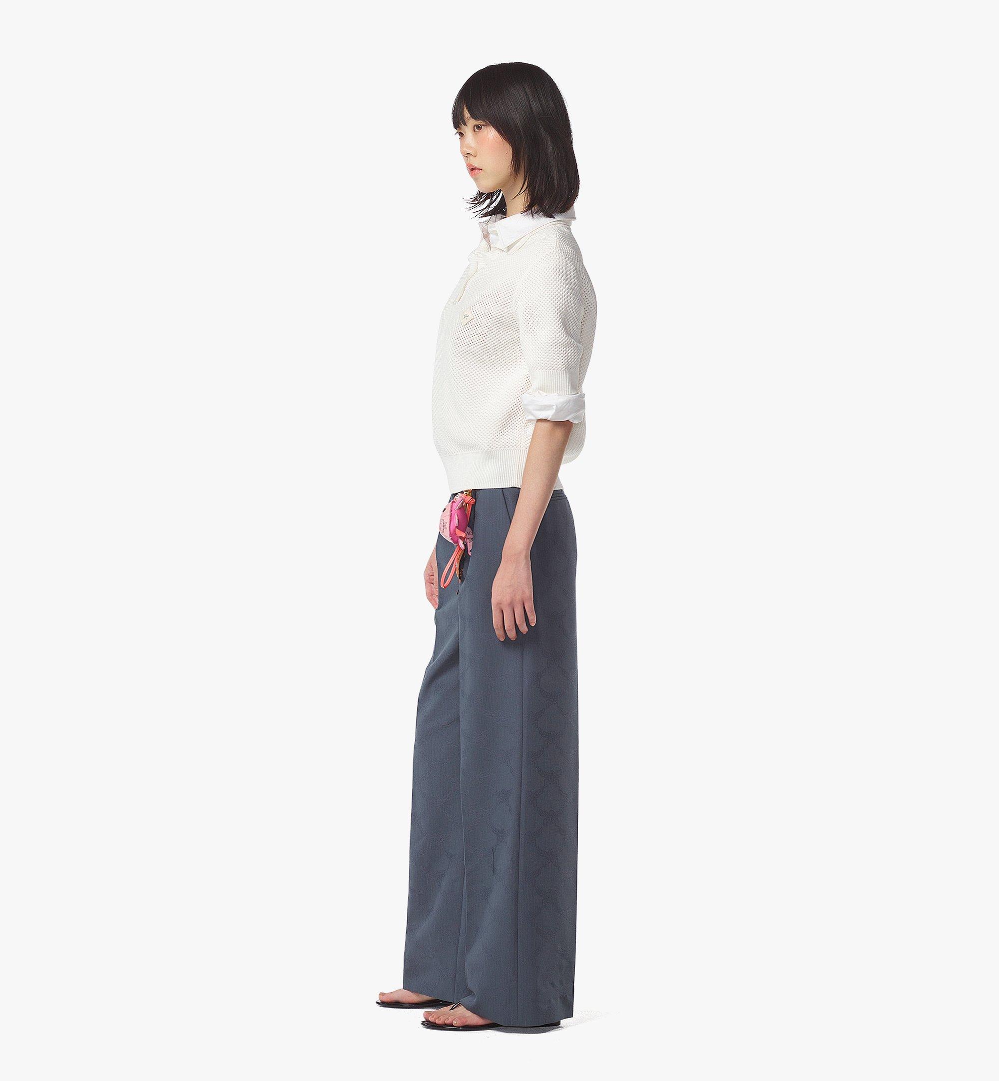 MCM Mesh Knit Cropped Polo White MFTFSMM02WG0XS Noch mehr sehen 2