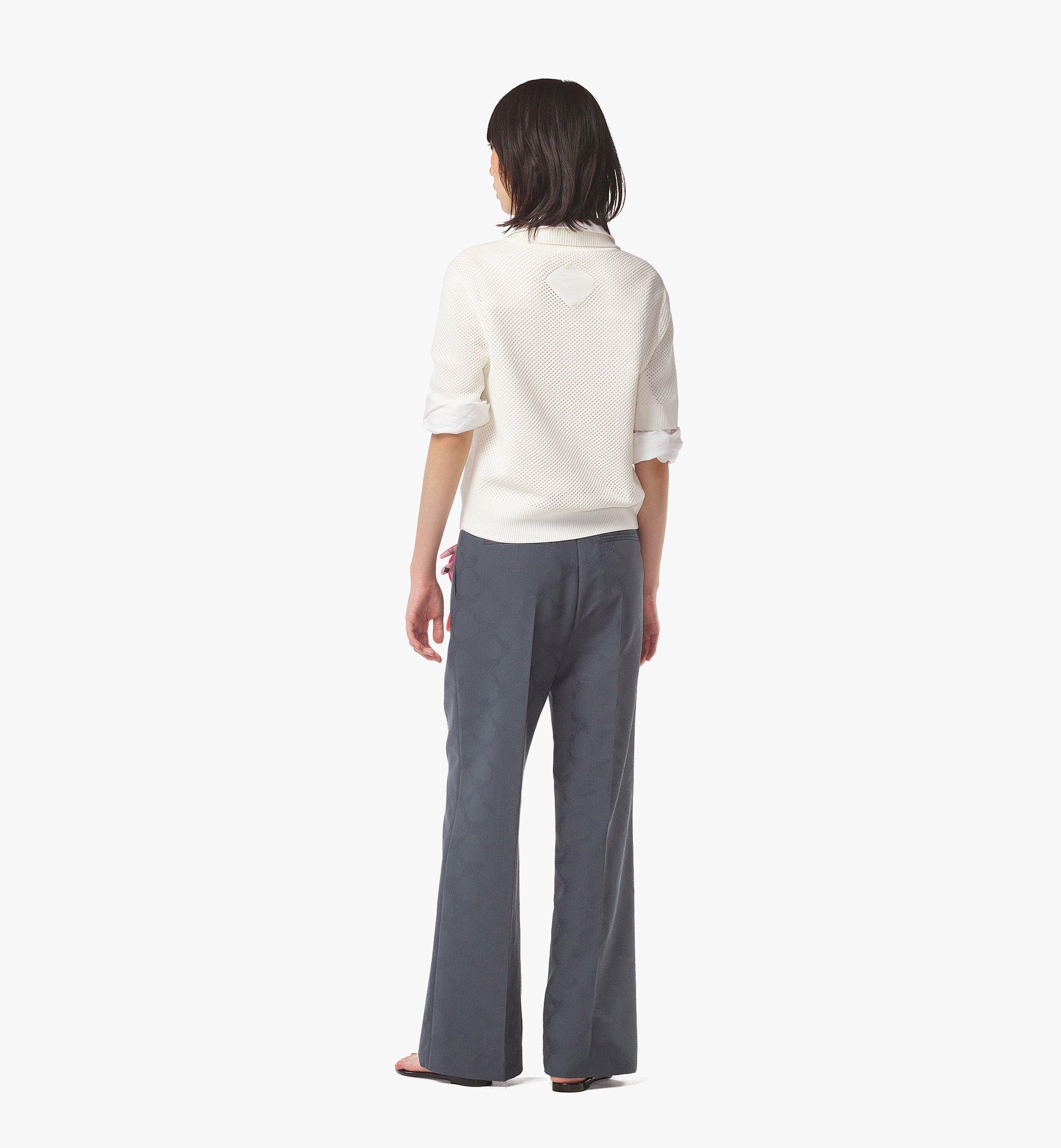 MCM Mesh Knit Cropped Polo White MFTFSMM02WG0XS Noch mehr sehen 3