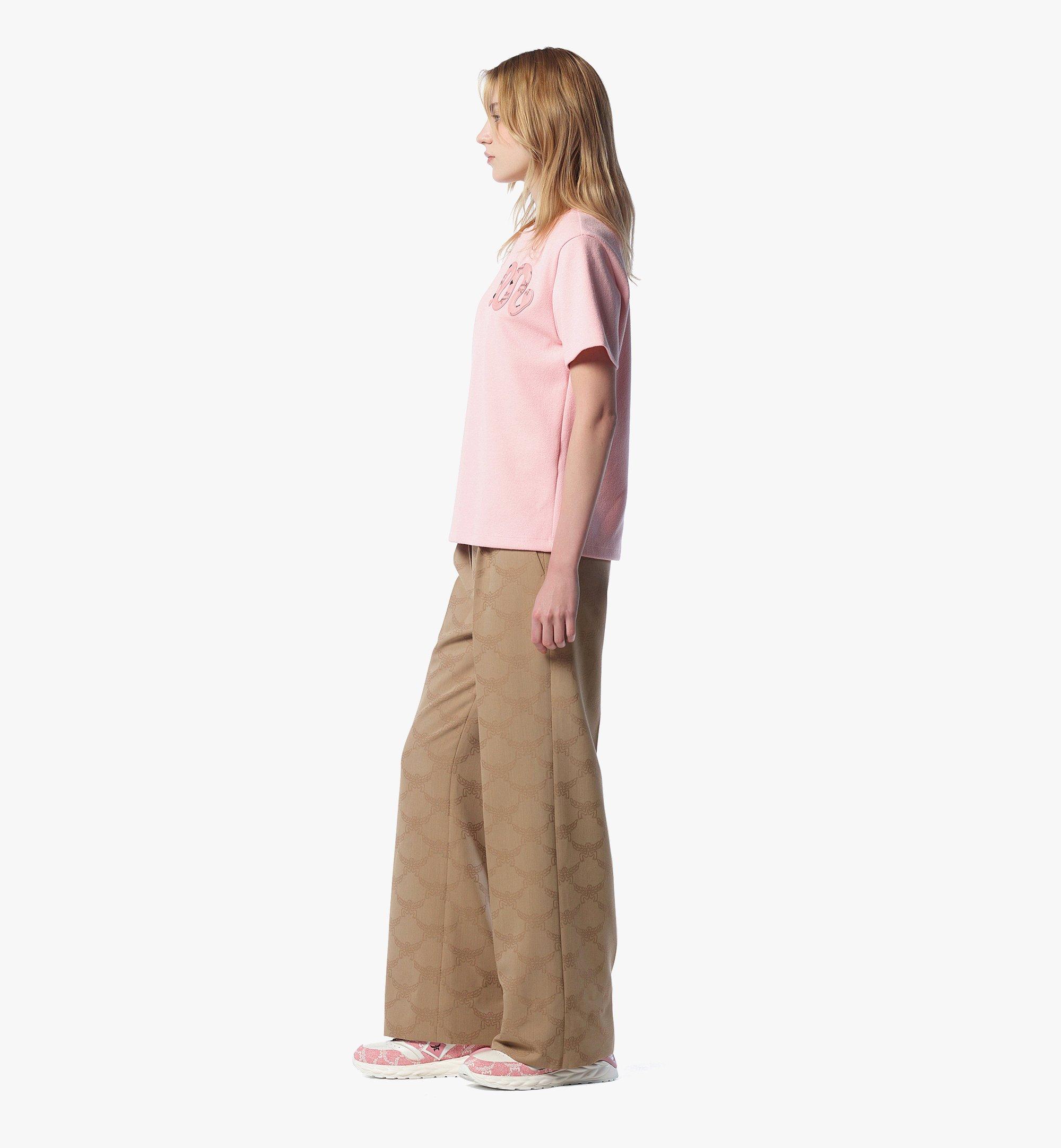 Small イヤー オブ ザ スネーク ブークレ Tシャツ SOFT PINK MCM ®JP