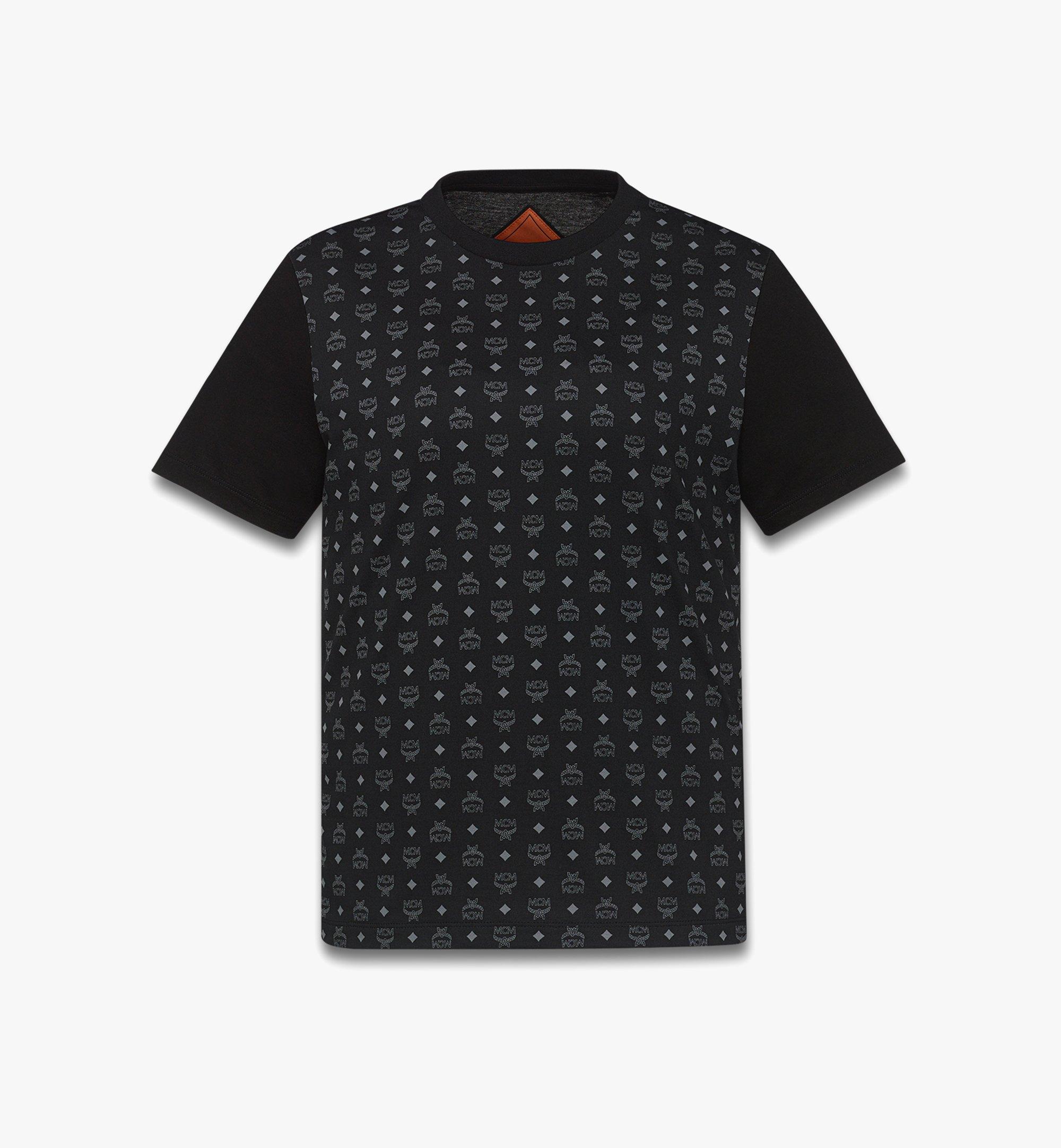 เสื้อยืดผ้าฝ้ายออร์แกนิกพิมพ์ลายโมโนแกรม