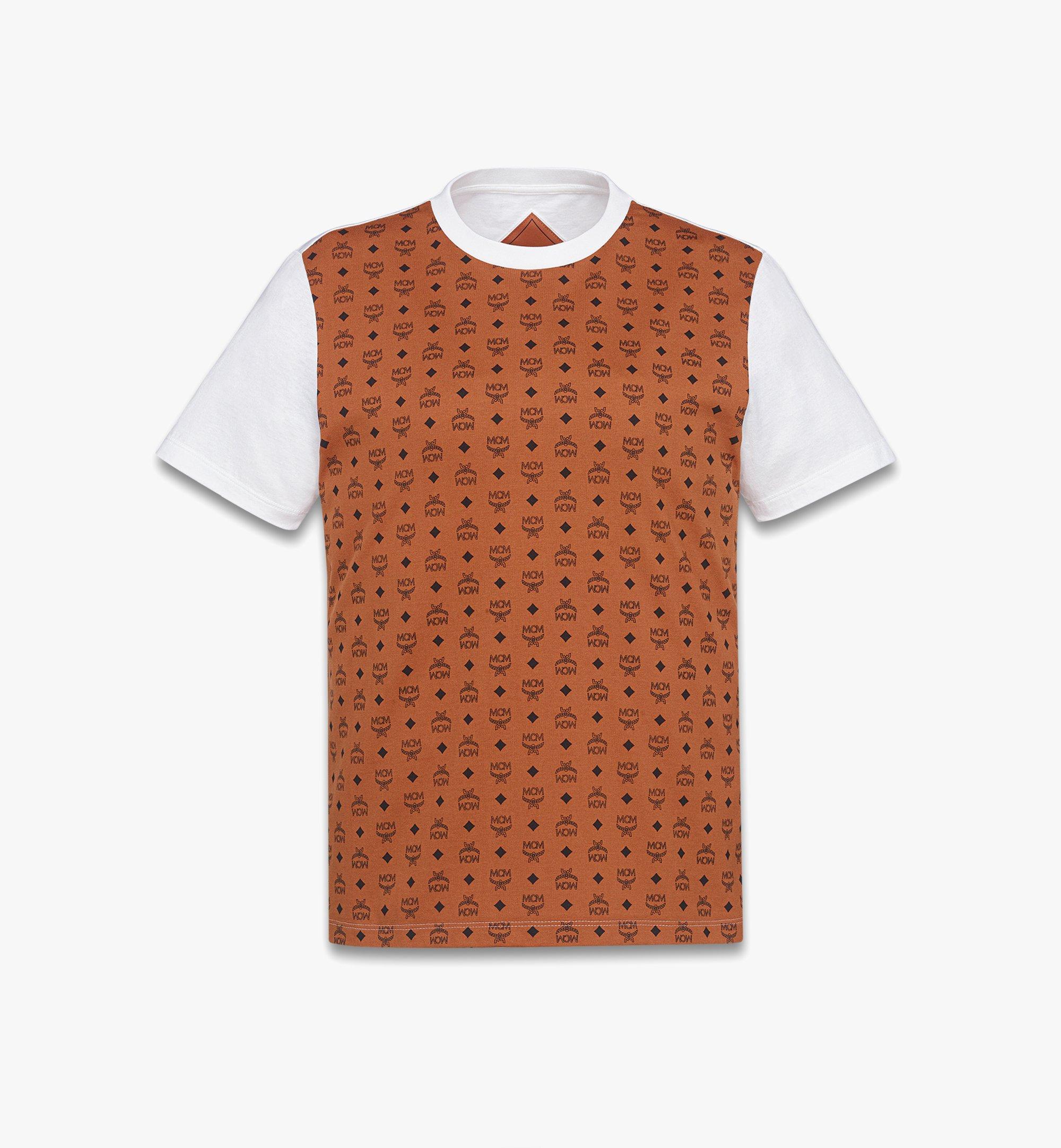 Monogram Print T-Shirt in Organic Cotton