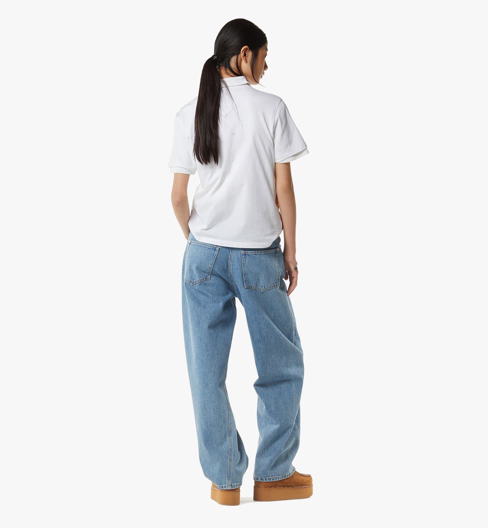 Monogram Print T-Shirt in Organic Cotton