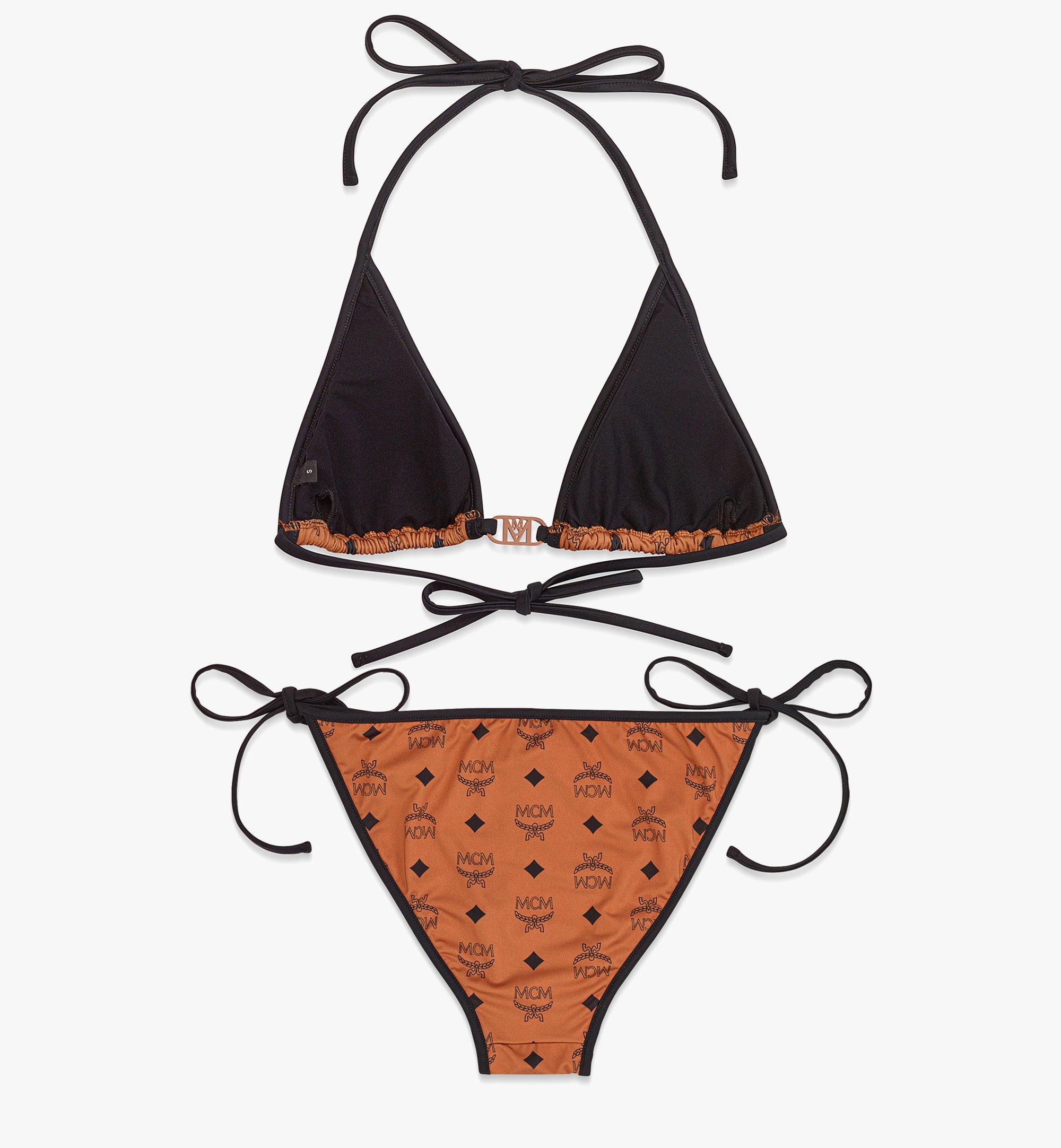 MCM Monogram Print Bikini Cognac MFWDSMM03CO00S Alternate View 1