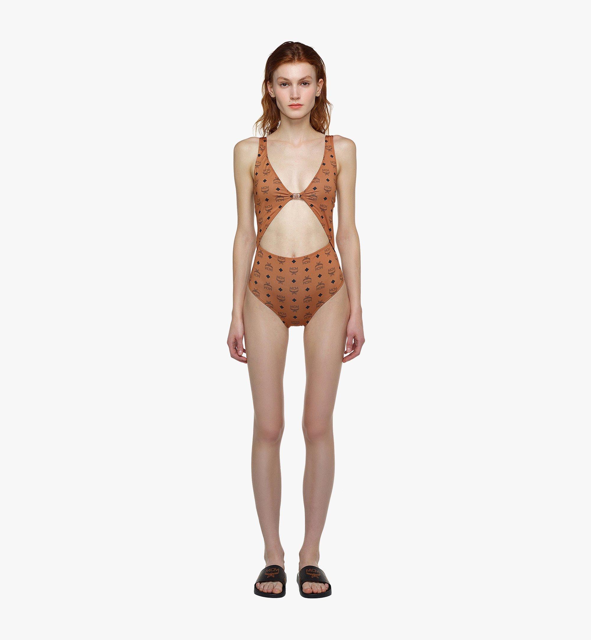 MCM Monogram Print Swimsuit  MFWFSMM02CO00L Alternate View 2