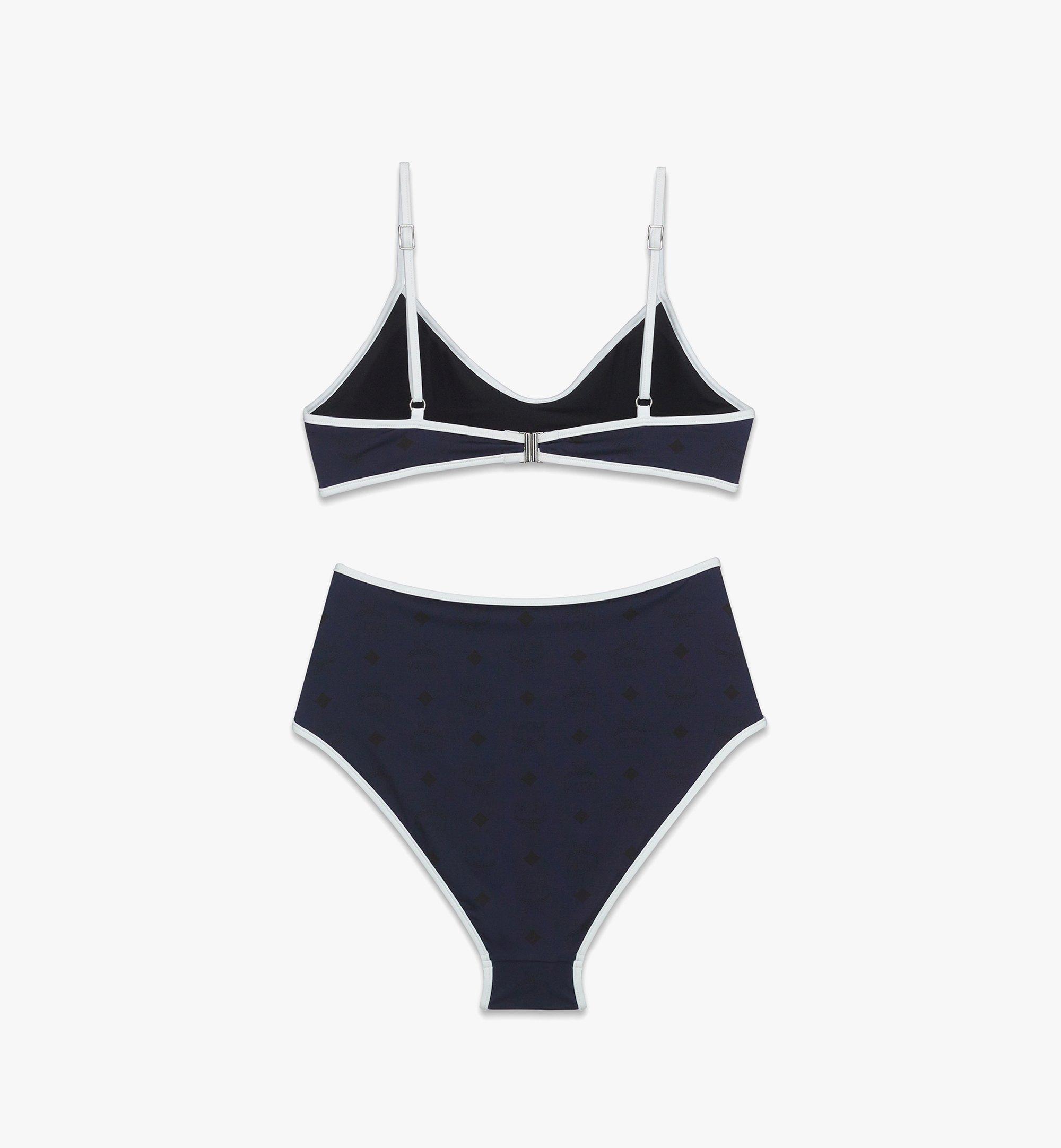 MCM Laurel Logo Bikini Blue MFWFSMM04VC00S Plus de photos 1