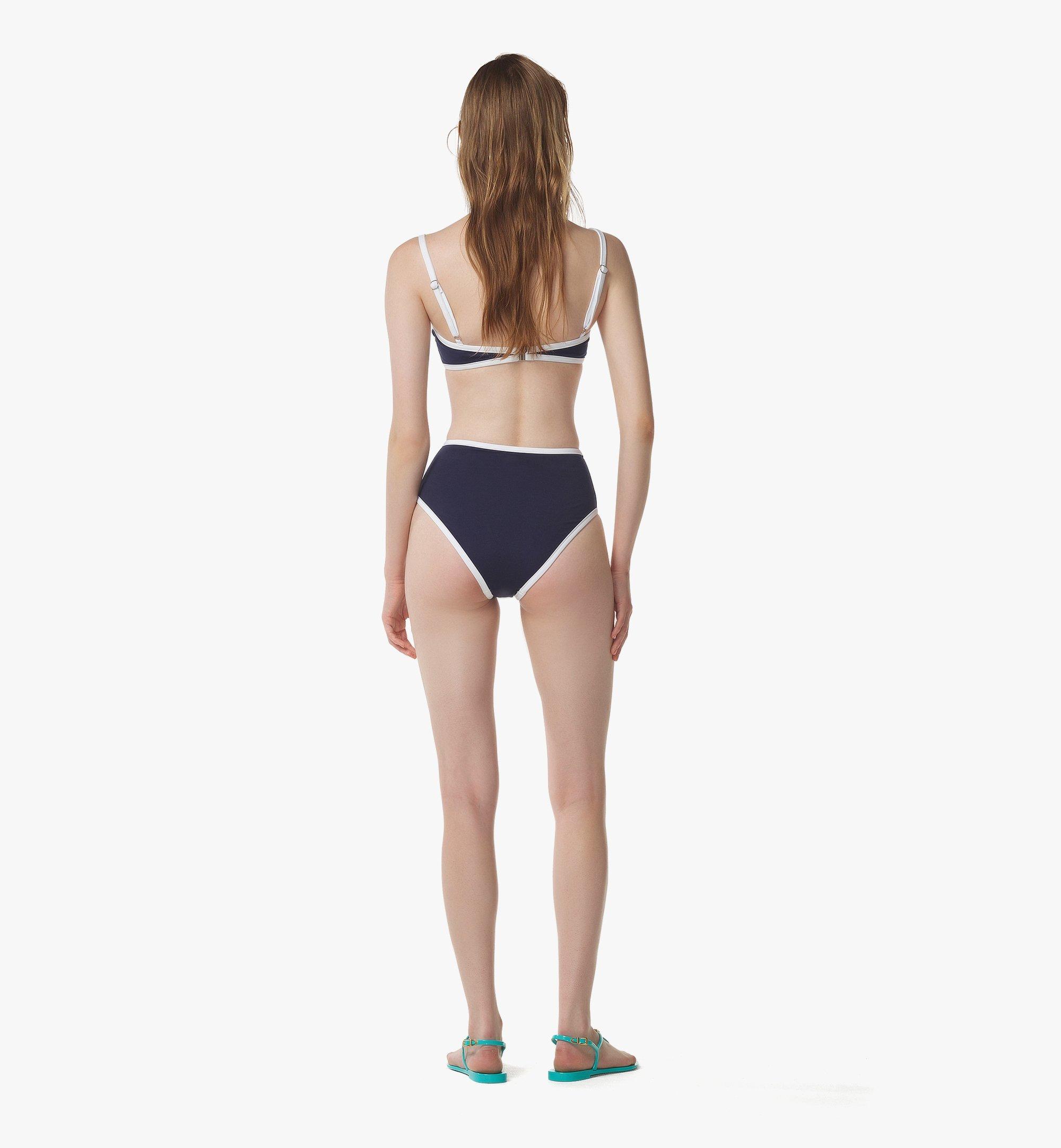 MCM Laurel Logo Bikini Blue MFWFSMM04VC00S Plus de photos 2