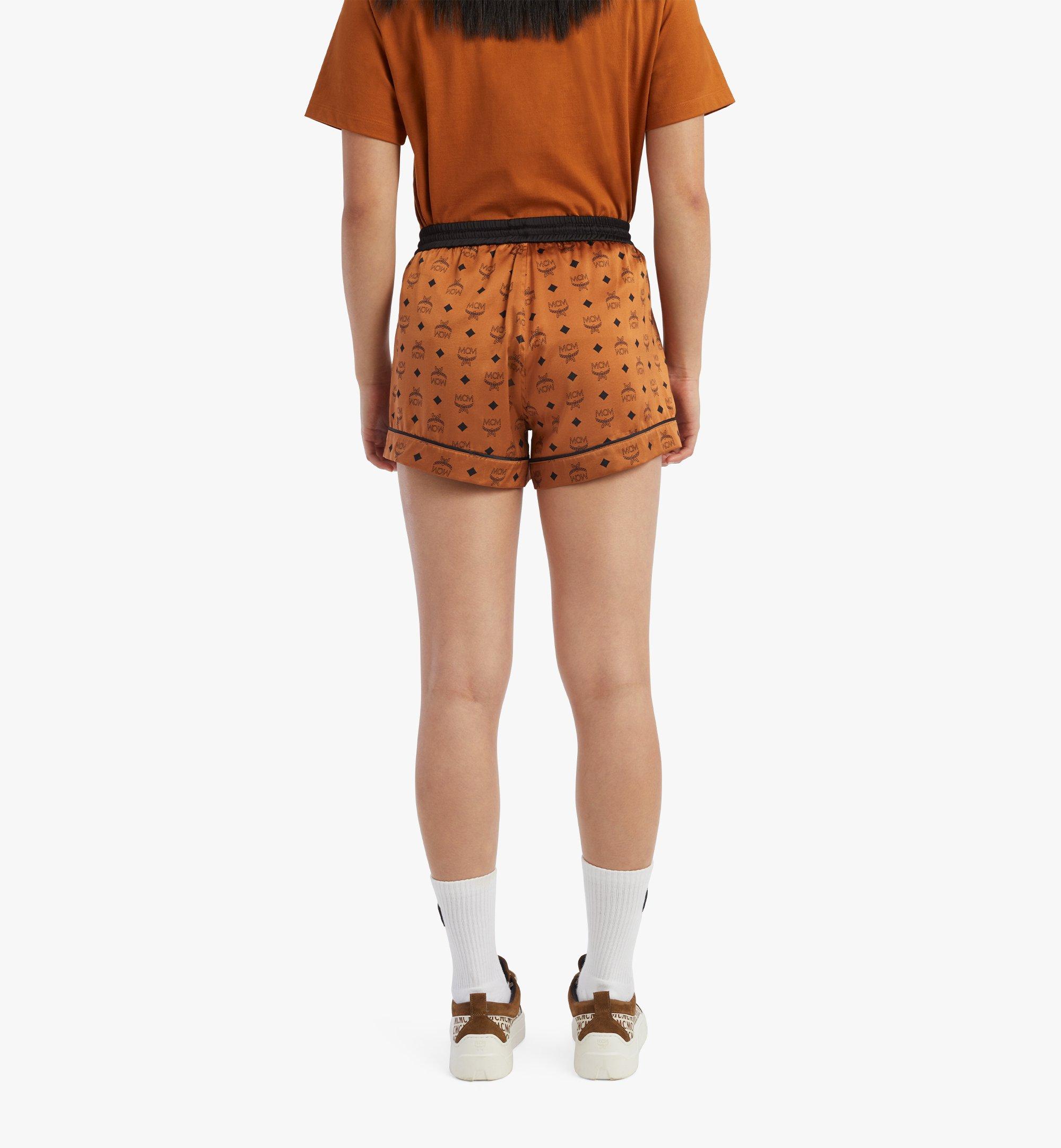 Medium Women’s Silk Sleep Shorts Cognac MCM ®US