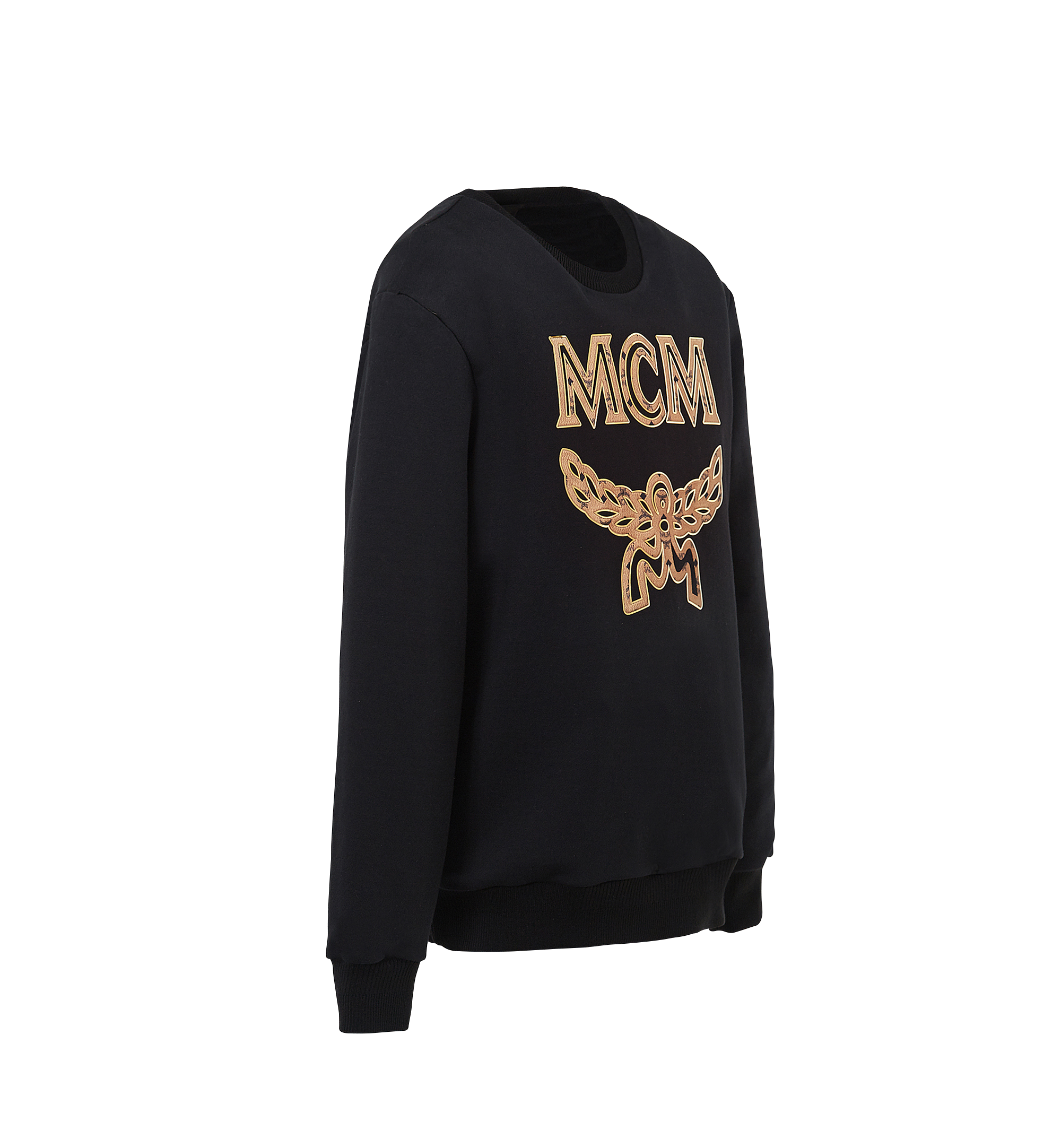 MCM Men's Classic Logo Sweatshirt Black MHA7AMM03BK0XL Alternate View 1
