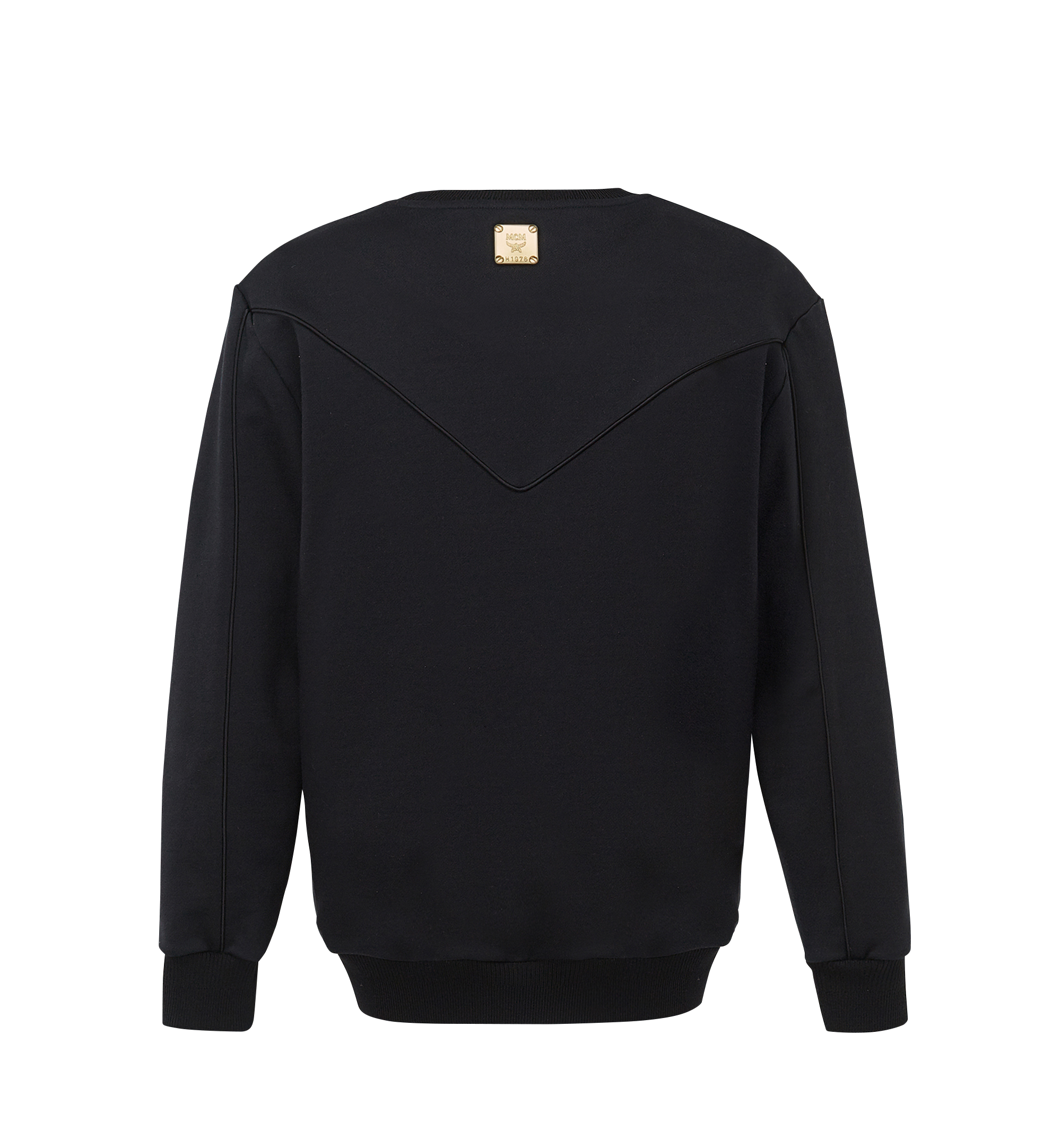 MCM Men's Classic Logo Sweatshirt Black MHA7AMM03BK0XL Alternate View 2