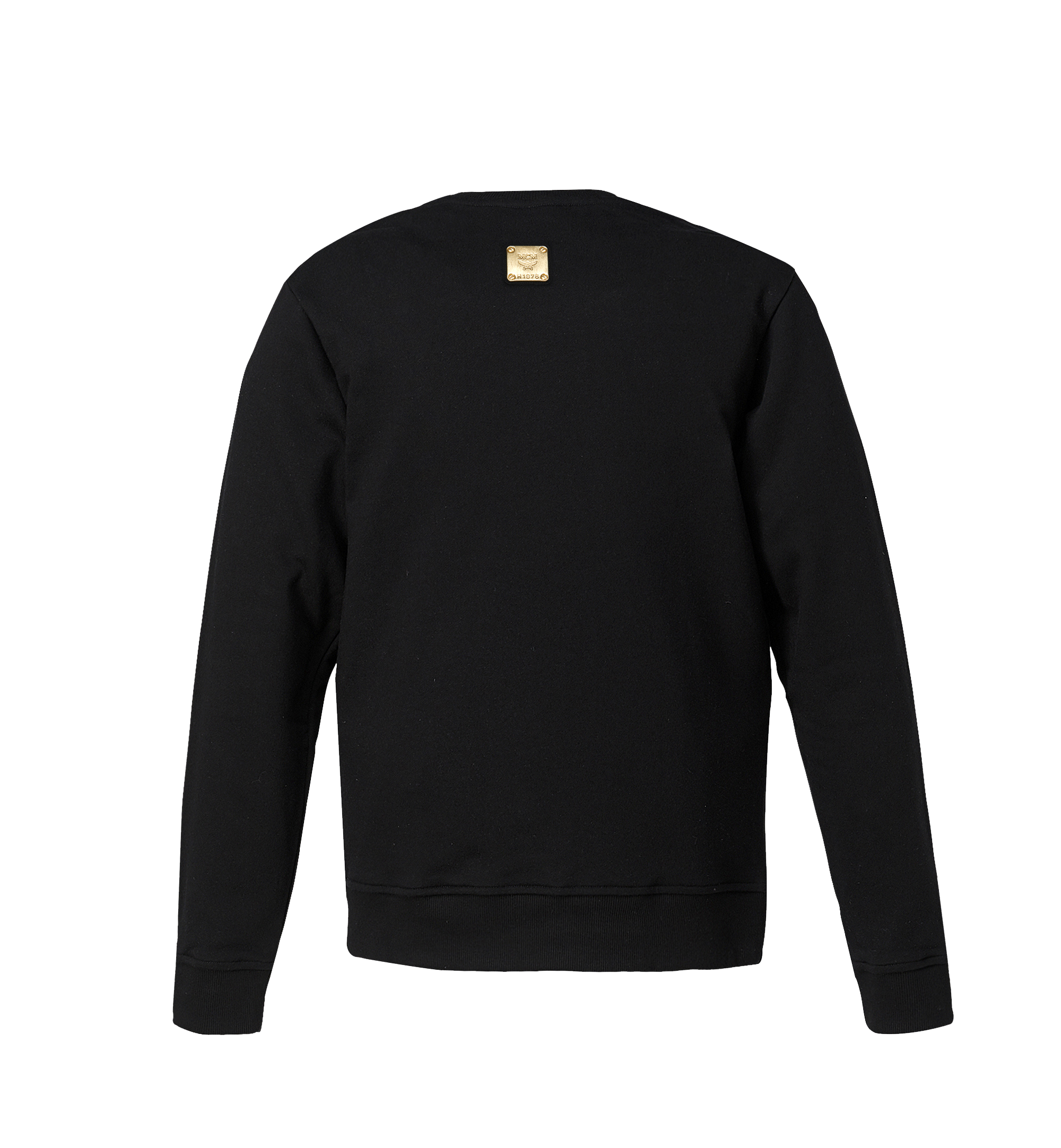 MCM Men's Logo Tape Sweatshirt Black MHA9SMM79BK00L Alternate View 2