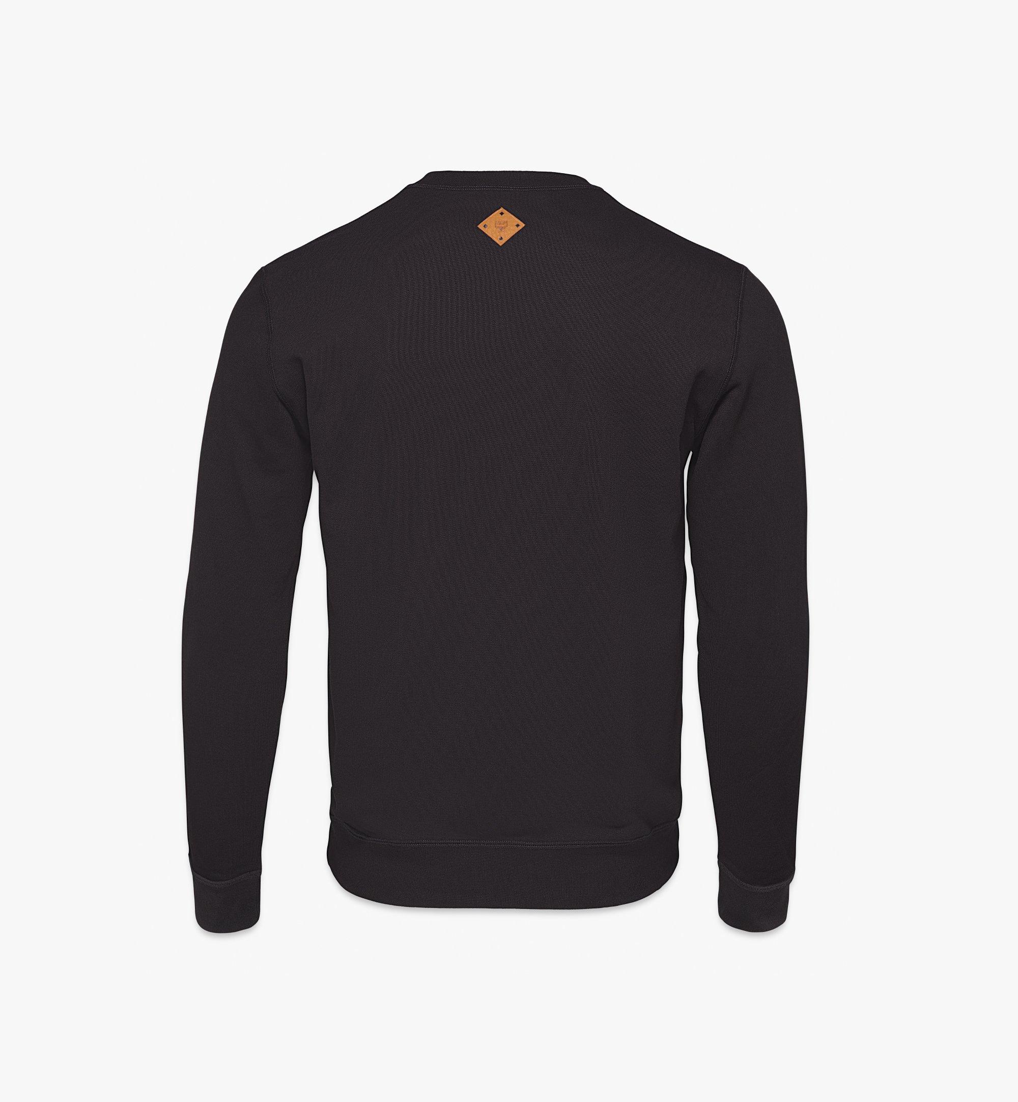 X Large Sweat shirt logo classique pour homme Black MCM FR