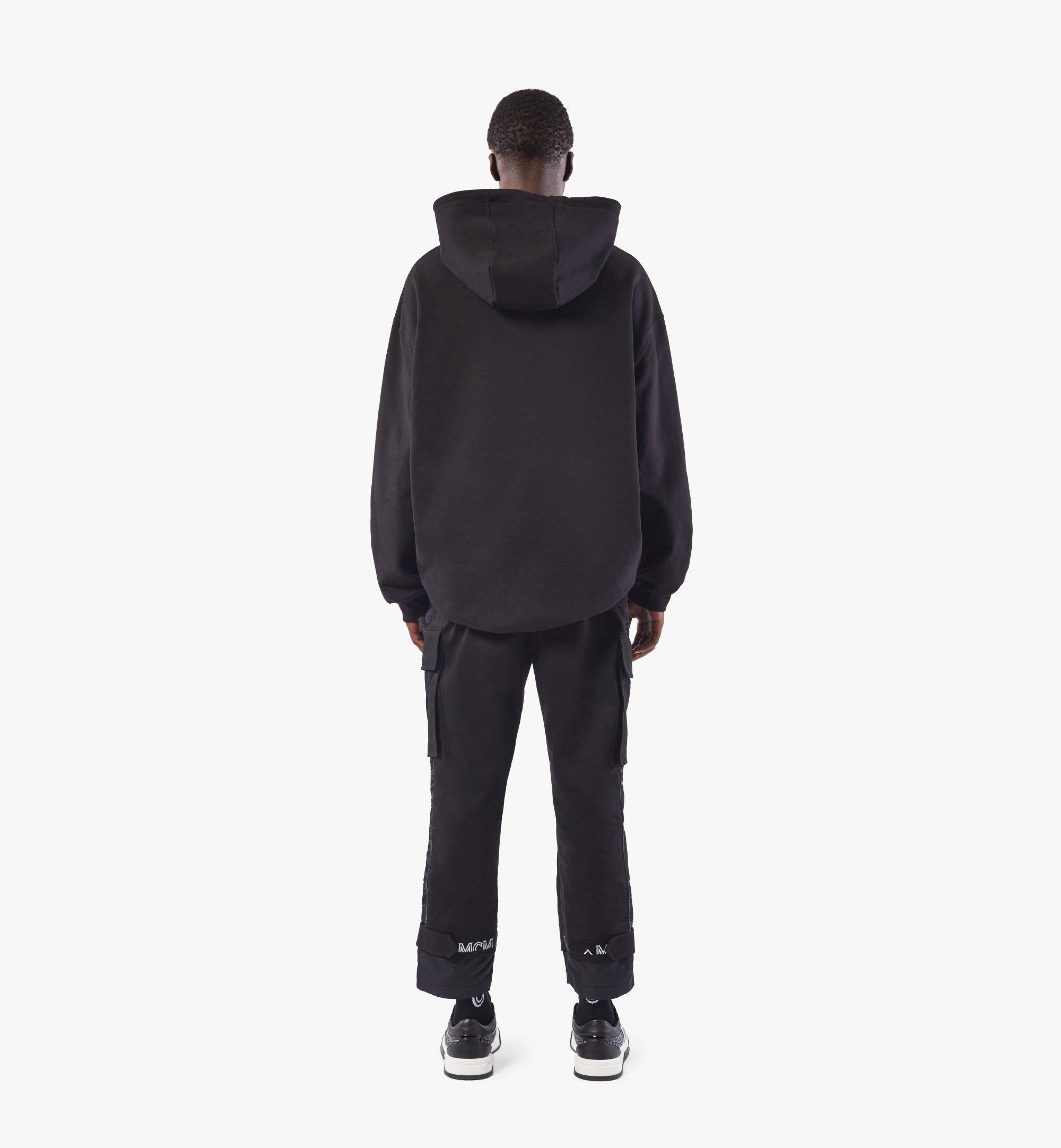 MCM メンズ ロゴ フーディ Black MHAASMM03BK00M ほかの角度から見る 3