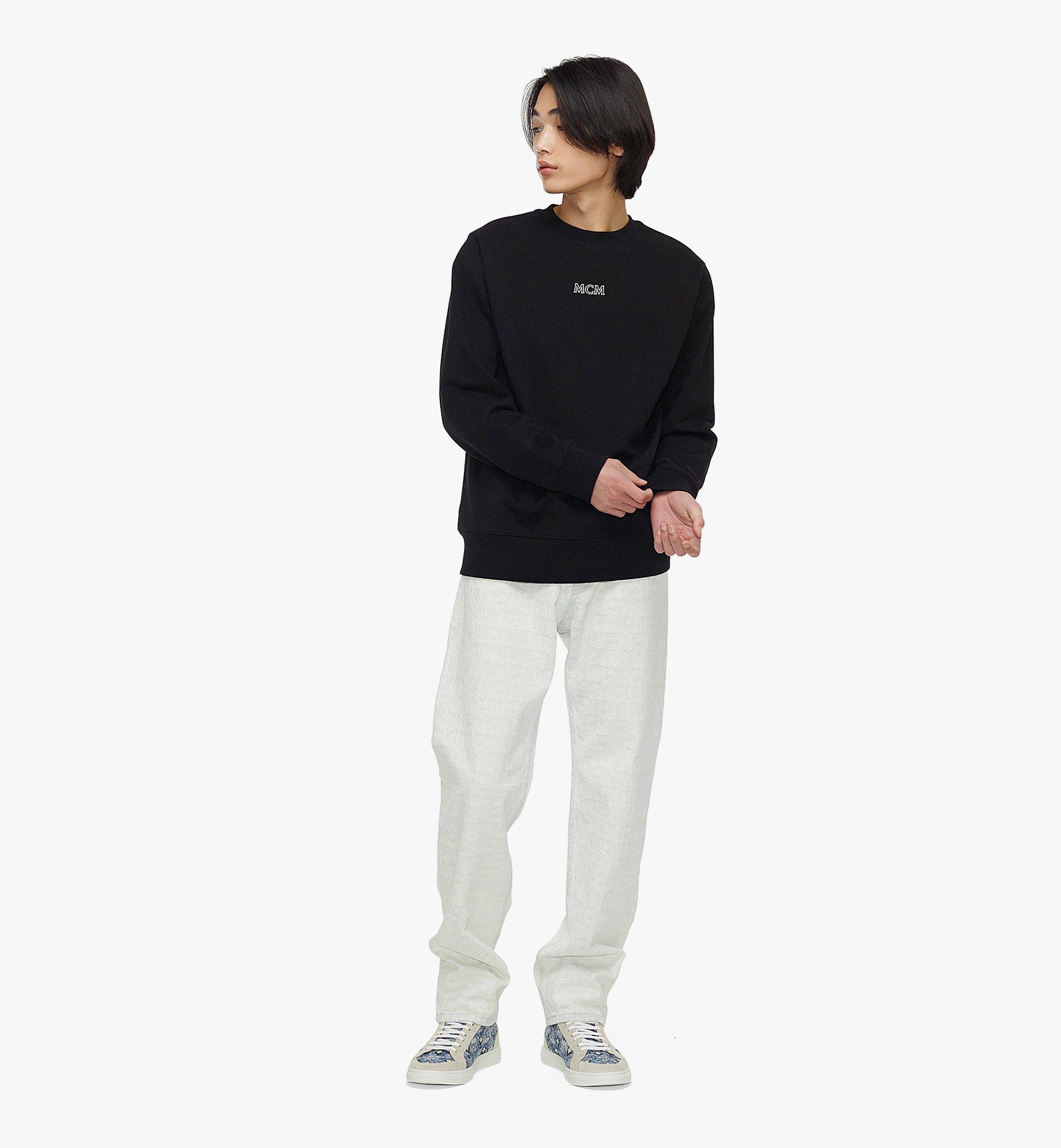 MCM 男士MCM Basics Logo棉质运动衫 Black MHABABC01BK00M 更多视角 2