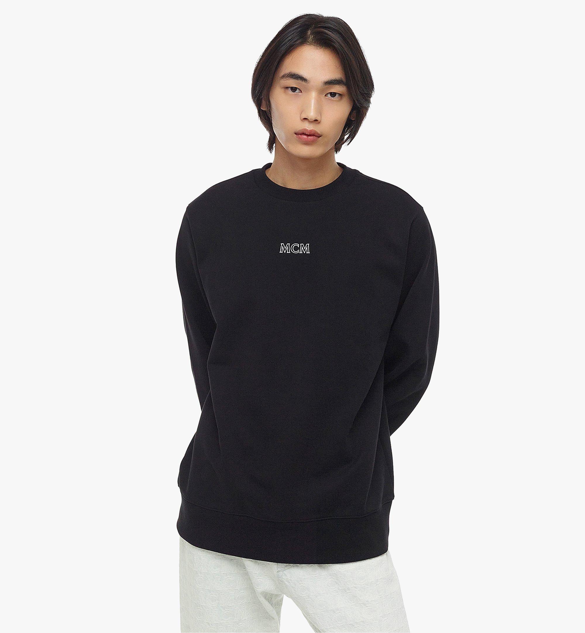 MCM 男士MCM Basics Logo棉质运动衫 Black MHABABC01BK00M 更多视角 3