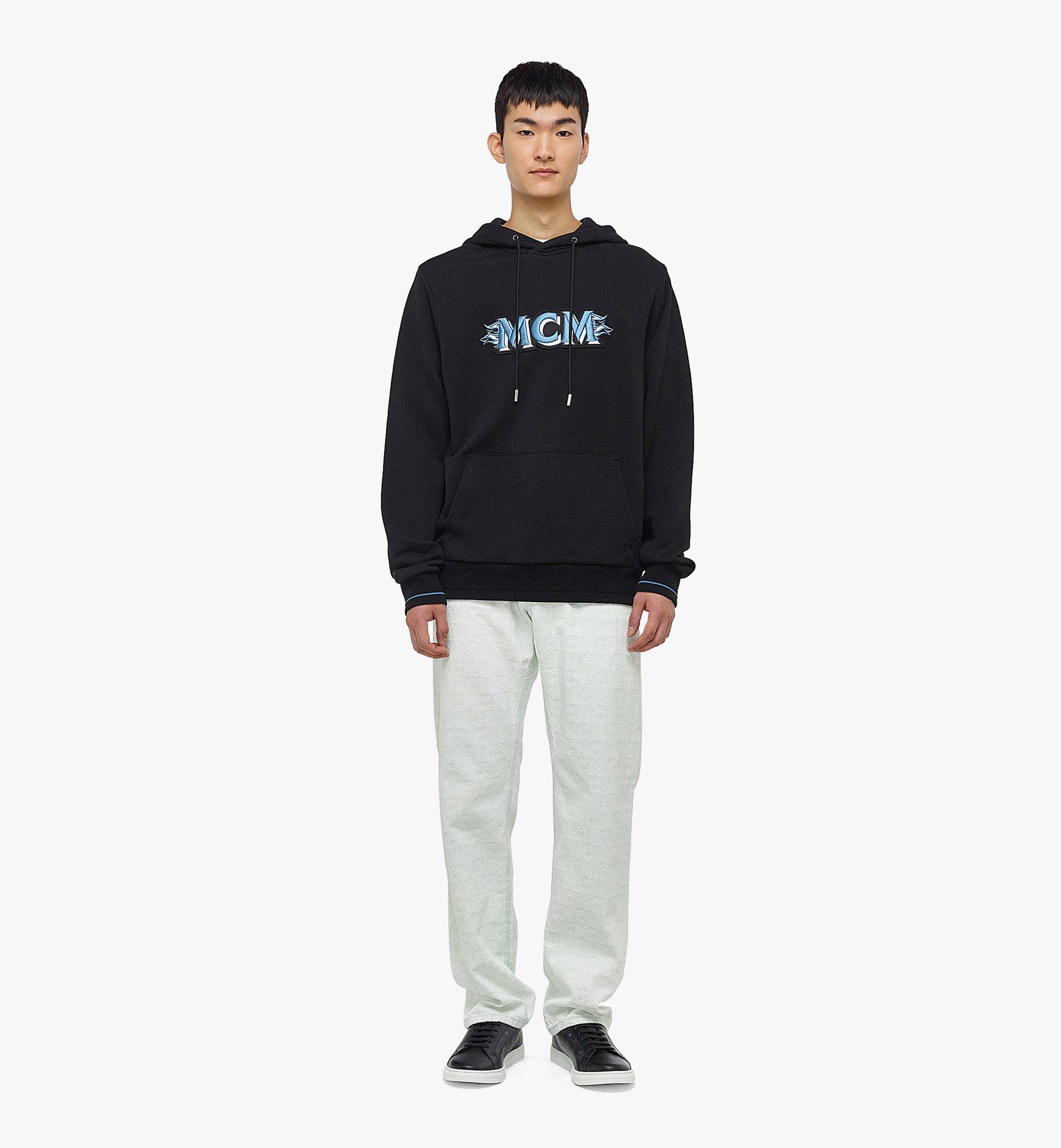 X-Large Men's MCM Logo Hoodie Black | MCM ®JP