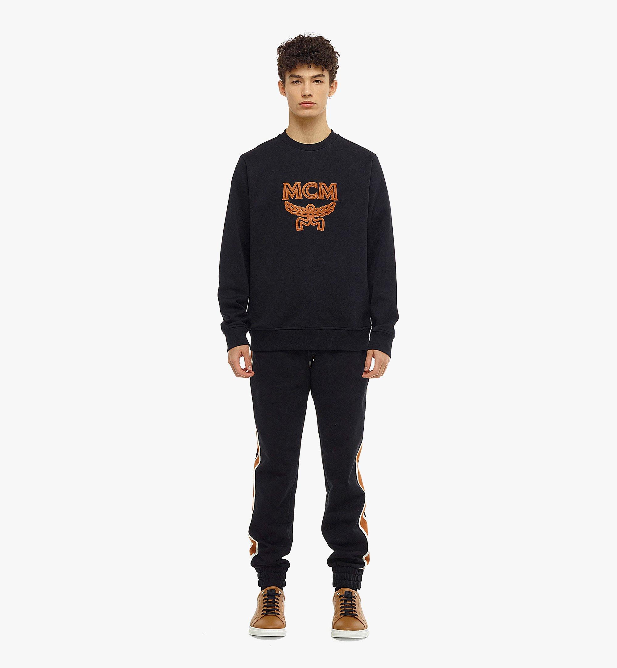 MCM 男士经典Logo棉质运动衫 Black MHABSMM06B22XL 更多视角 2
