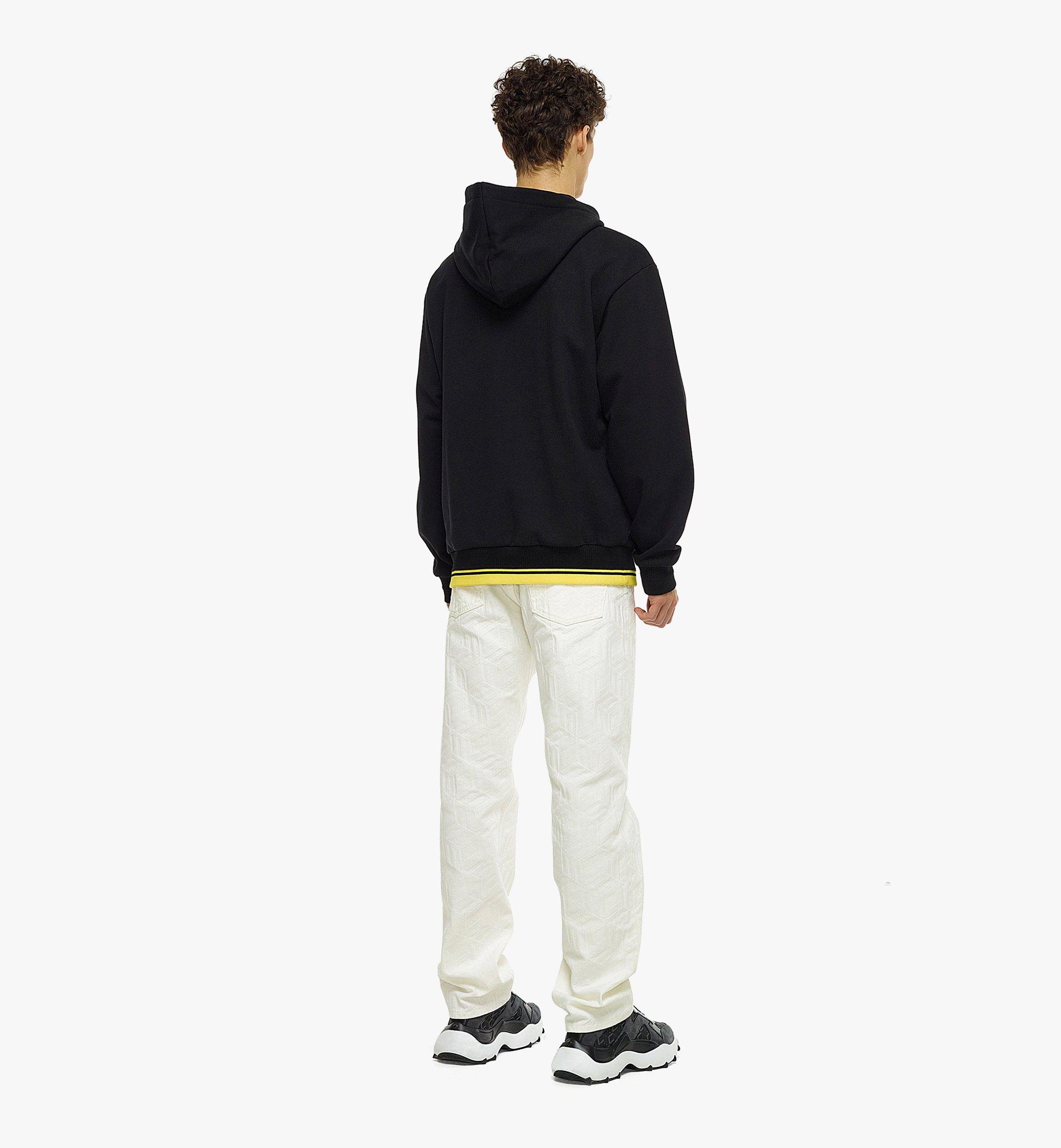 MCM 男士Cubic Logo棉质拉链连帽衫 Black MHACSCK04BK2XL 更多视角 2