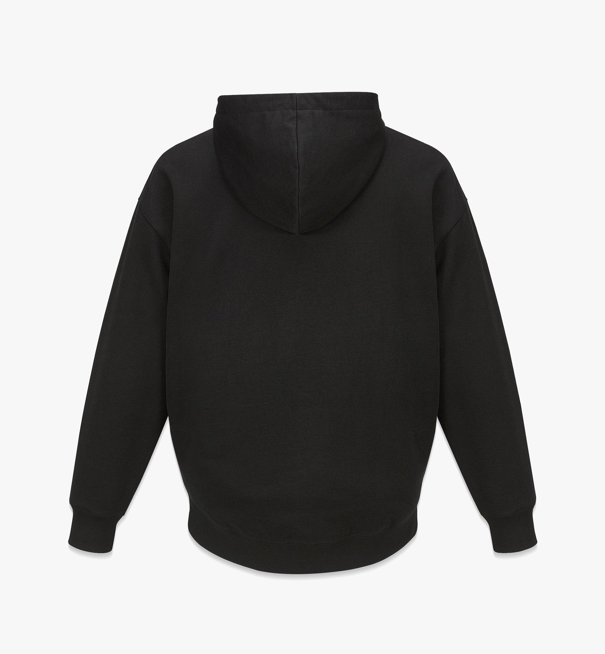 MCM 男士经典Logo棉质连帽衫 Black MHACSMM02BK00S 更多视角 1