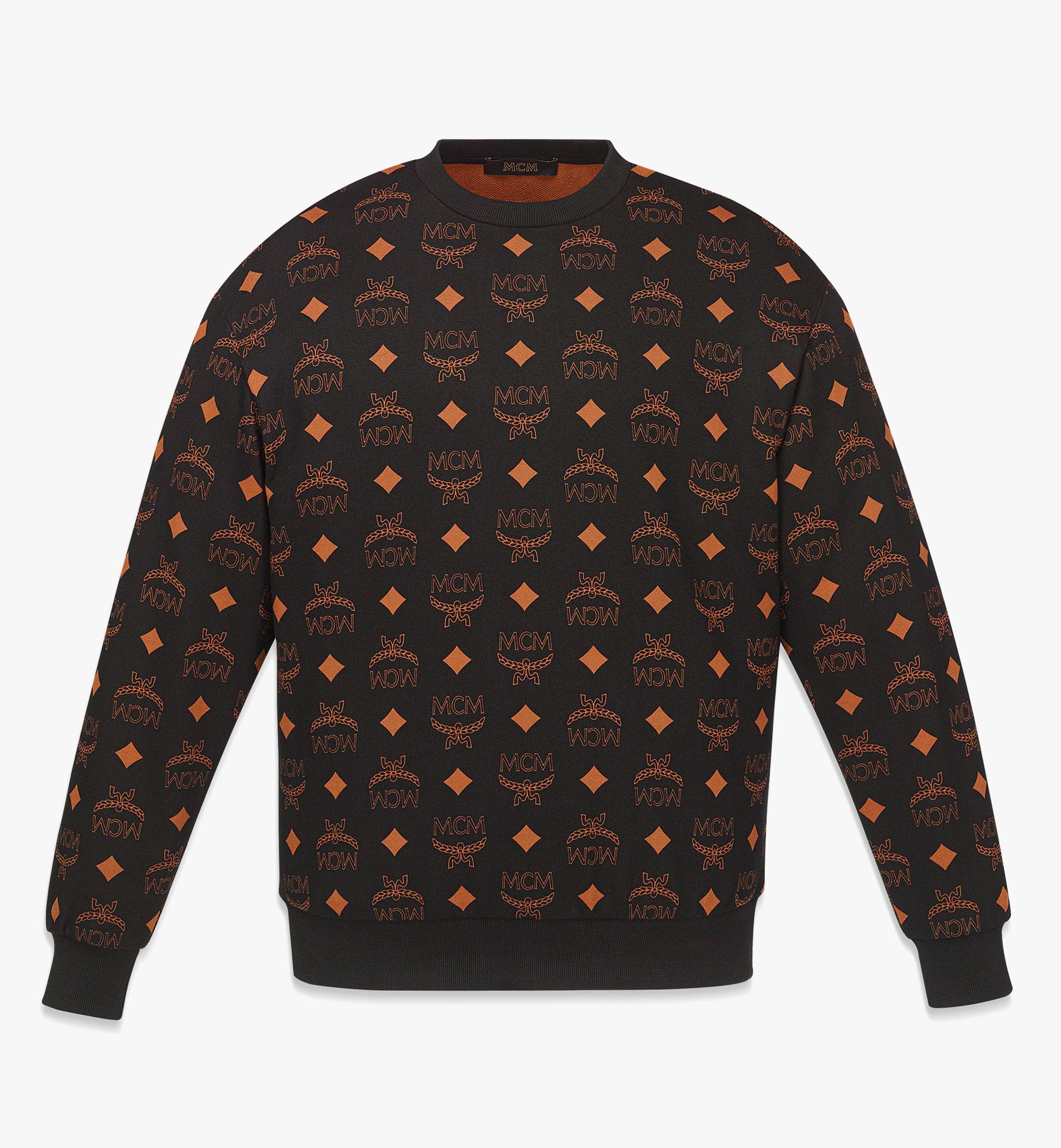 MCM Sweat-shirt Maxi Monogram en coton biologique Black MHADAMM04BK00S Plus de photos 1