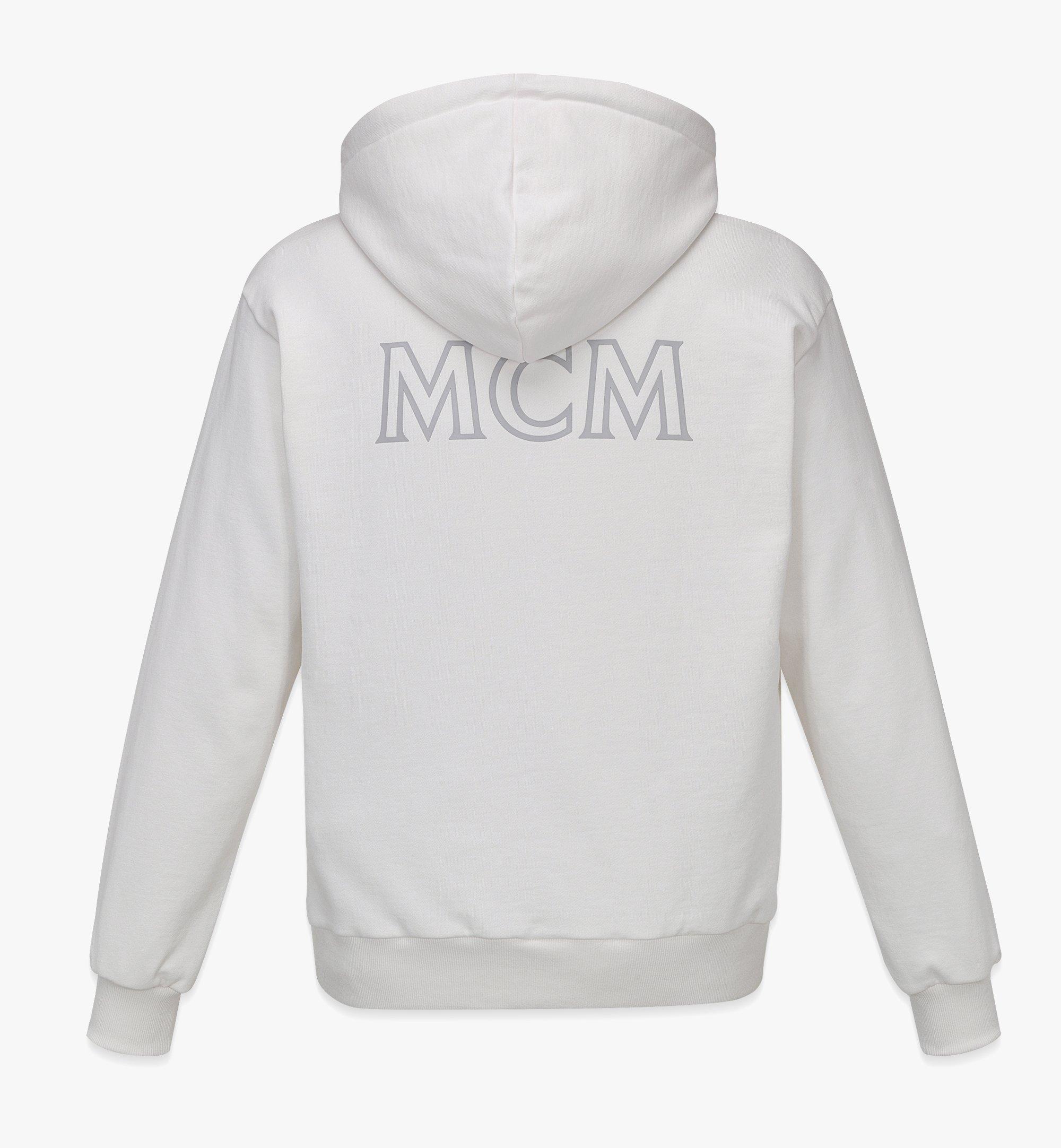 MCM Essentials Logo Zip Hoodie in Organic Cotton