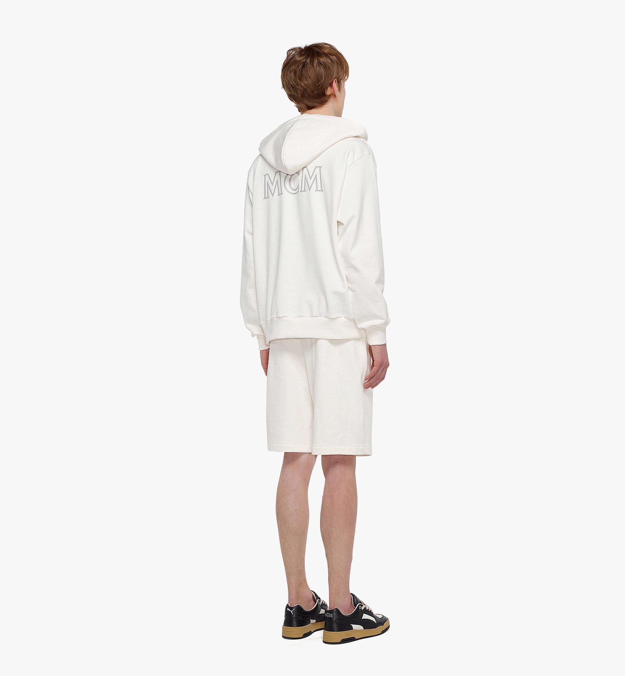 Medium / M MCM Essentials Logo Zip Hoodie in Organic Cotton