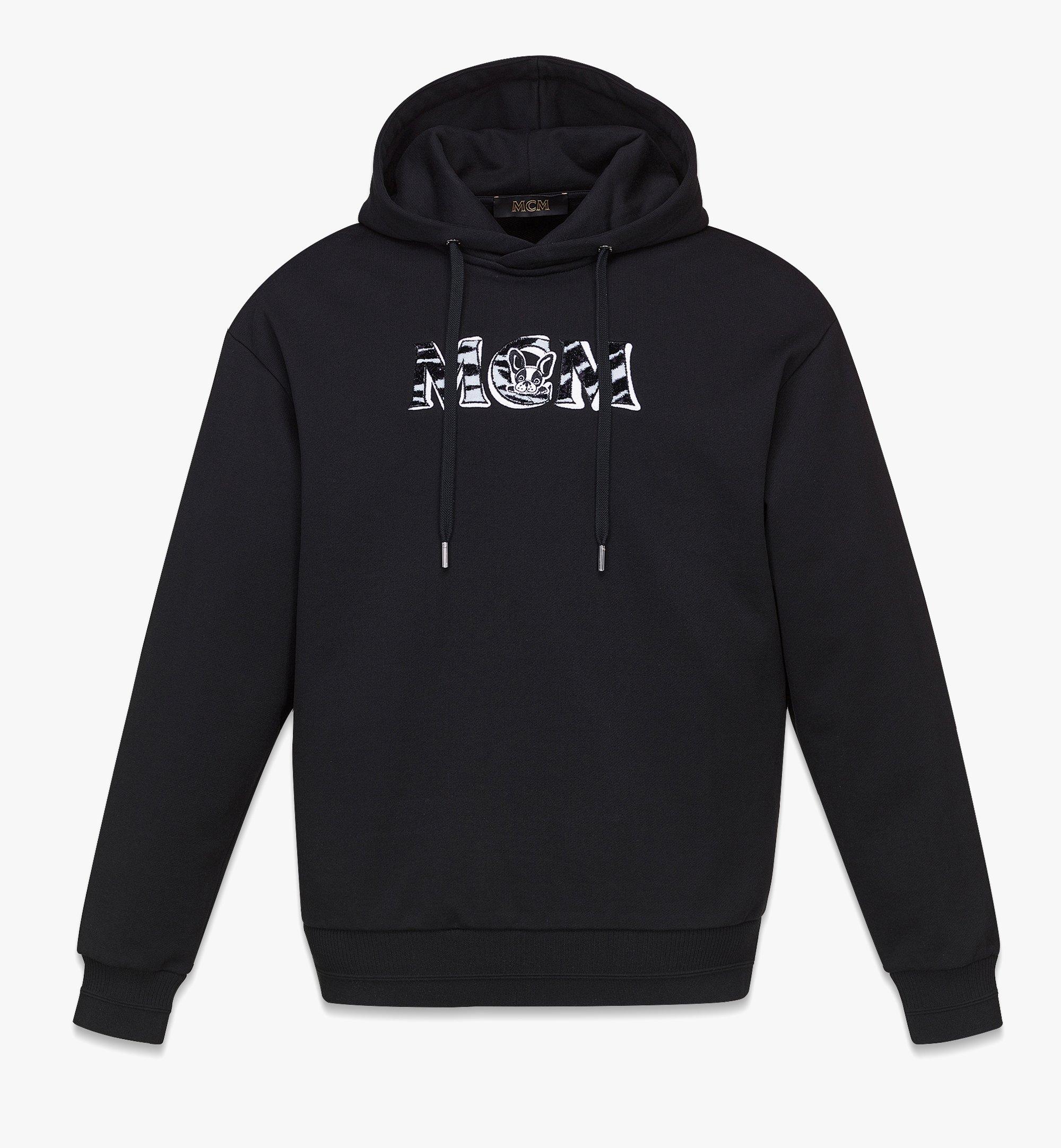 Sweat-shirt à capuche M Pup à logo en coton biologique pour homme