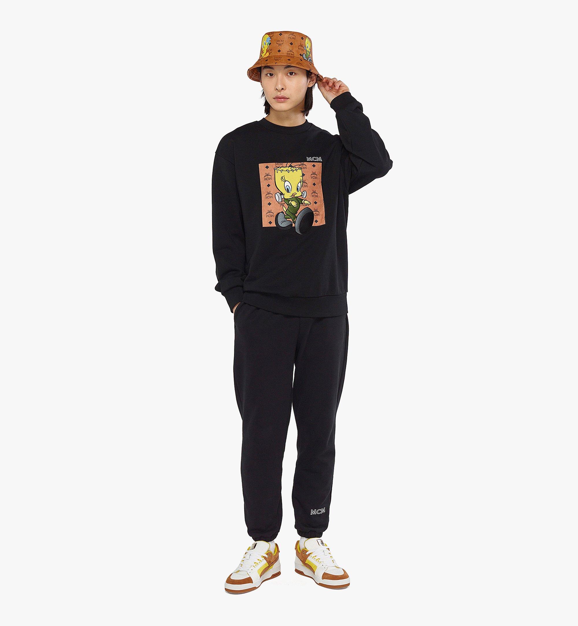 MCM 男士Looney Tunes x MCM棉质运动衫 Black MHADSMM04BK2XL 更多视角 2