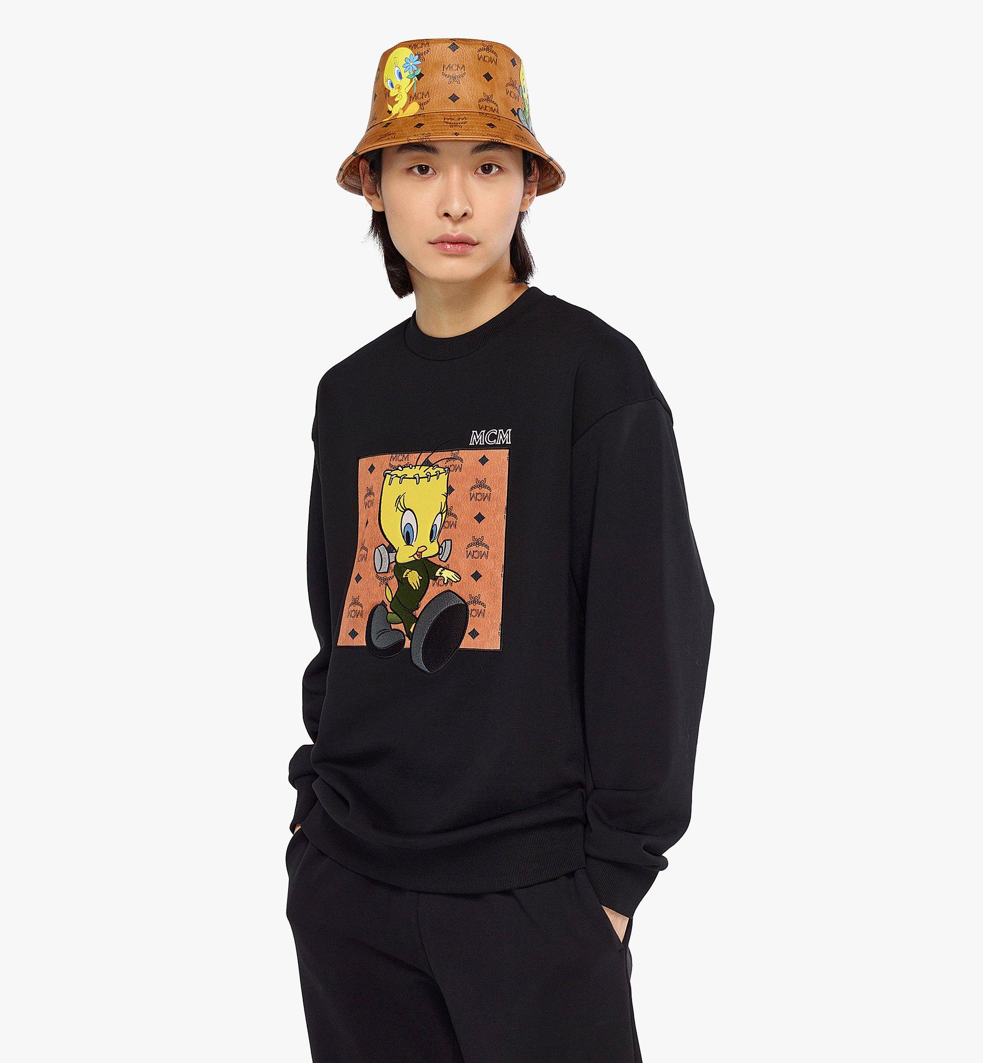 MCM 男士Looney Tunes x MCM棉质运动衫 Black MHADSMM04BK2XL 更多视角 3