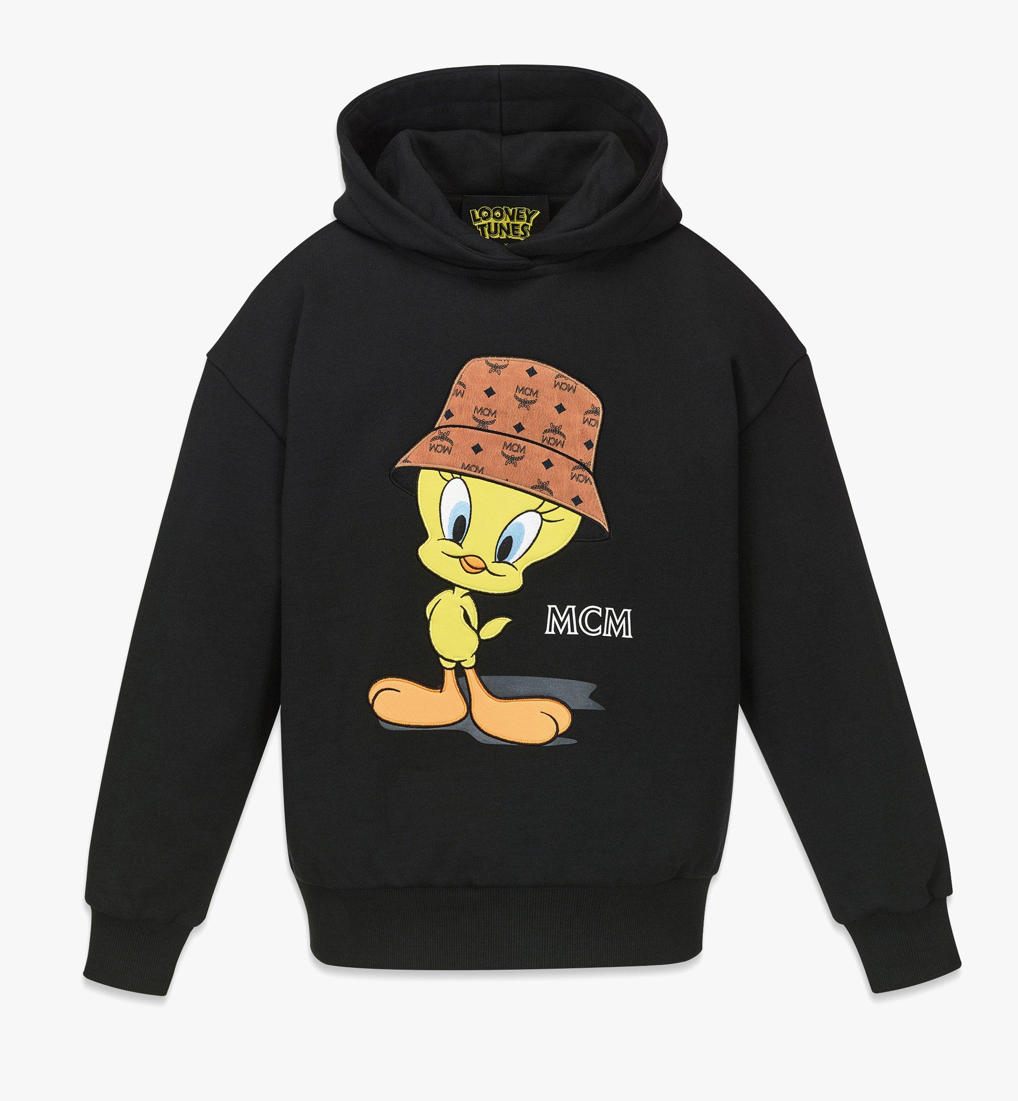 MCM Looney Tunes x MCM Mini-Me棉质连帽衫 Black MHADSMM06BKXXS 更多视角 1