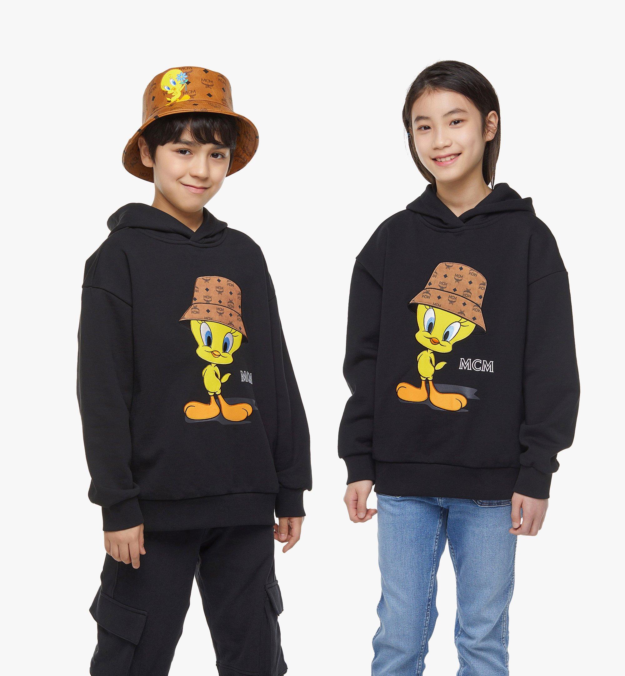 MCM Looney Tunes x MCM Mini-Me棉质连帽衫 Black MHADSMM06BKXXS 更多视角 4